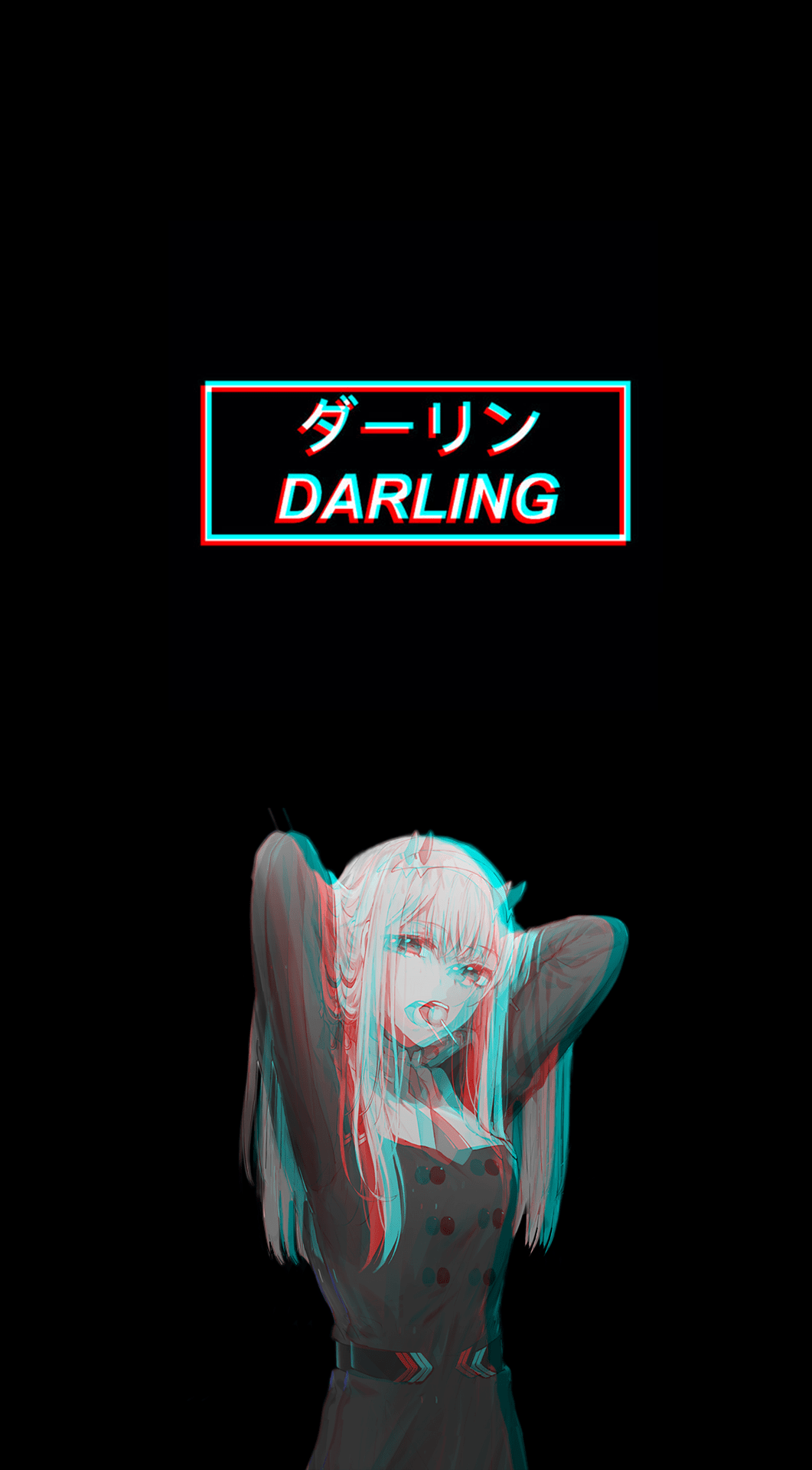 1061x1920 Zero Two phone wallpaper