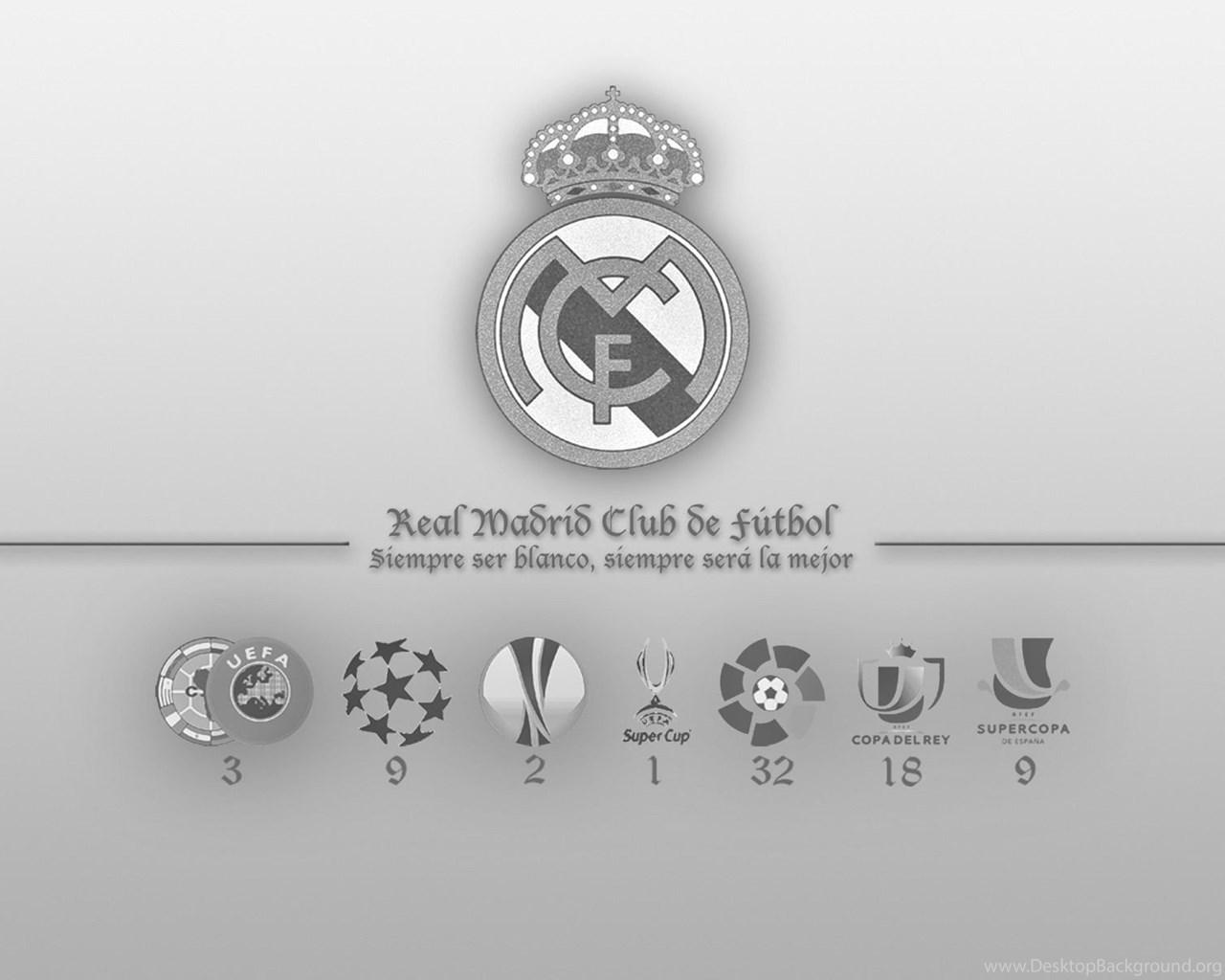 1280x1024 Real Madrid C.F. Trophy Record Desktop Background