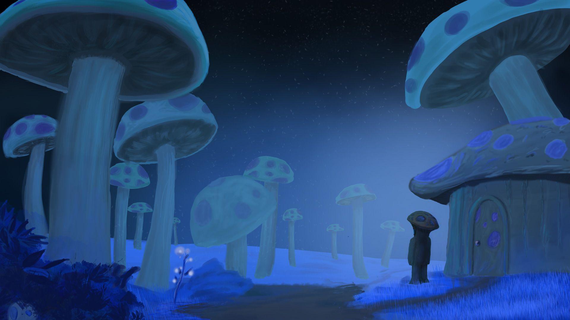 1920x1080 Mushroom Terraria Wallpaper