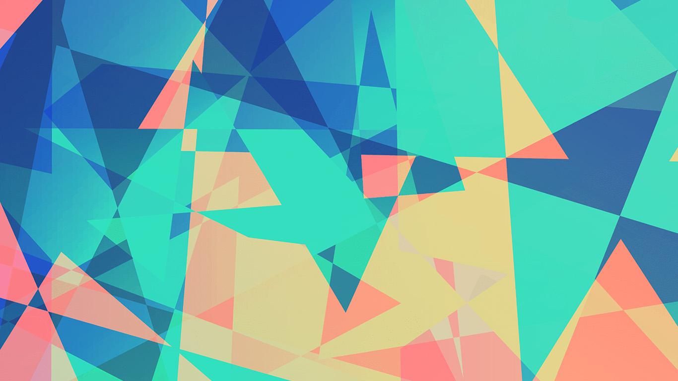 1366x768 Abstract Polyart Pastel Pattern Wallpaper