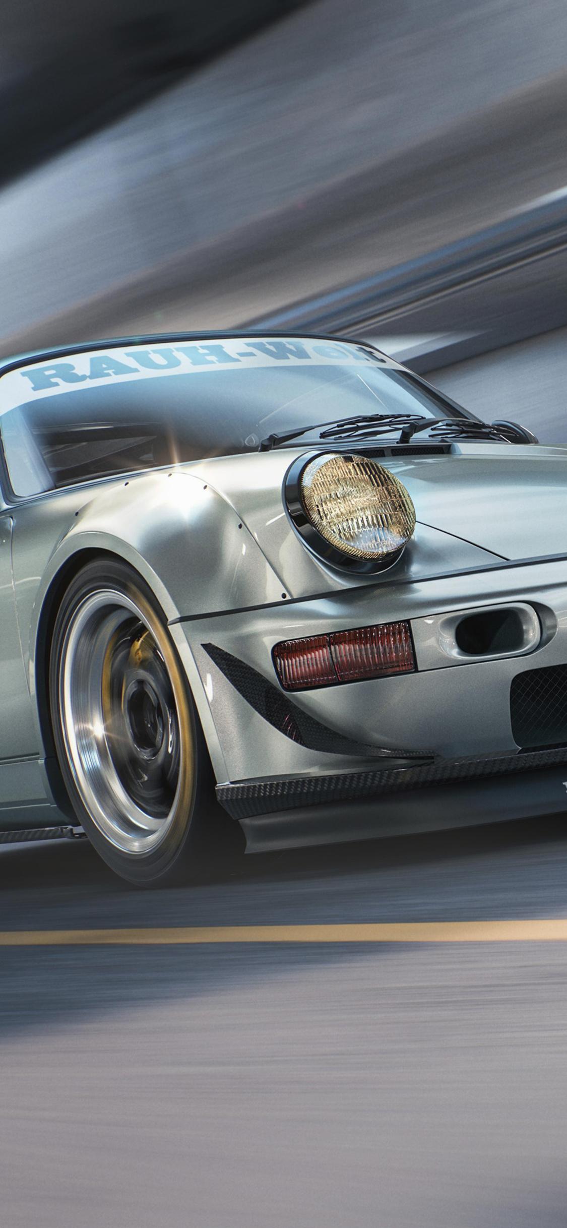 1125x2436 Porsche 964 RWB CGI iPhone XS, iPhone iPhone X HD 4k Wallpaper, Image, Background, Photo and Picture