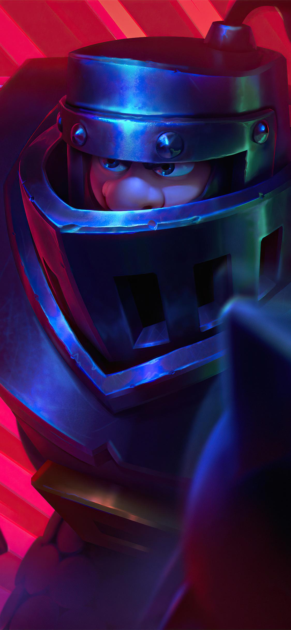 1125x2436 Egmegaknight Clash Royale 4k