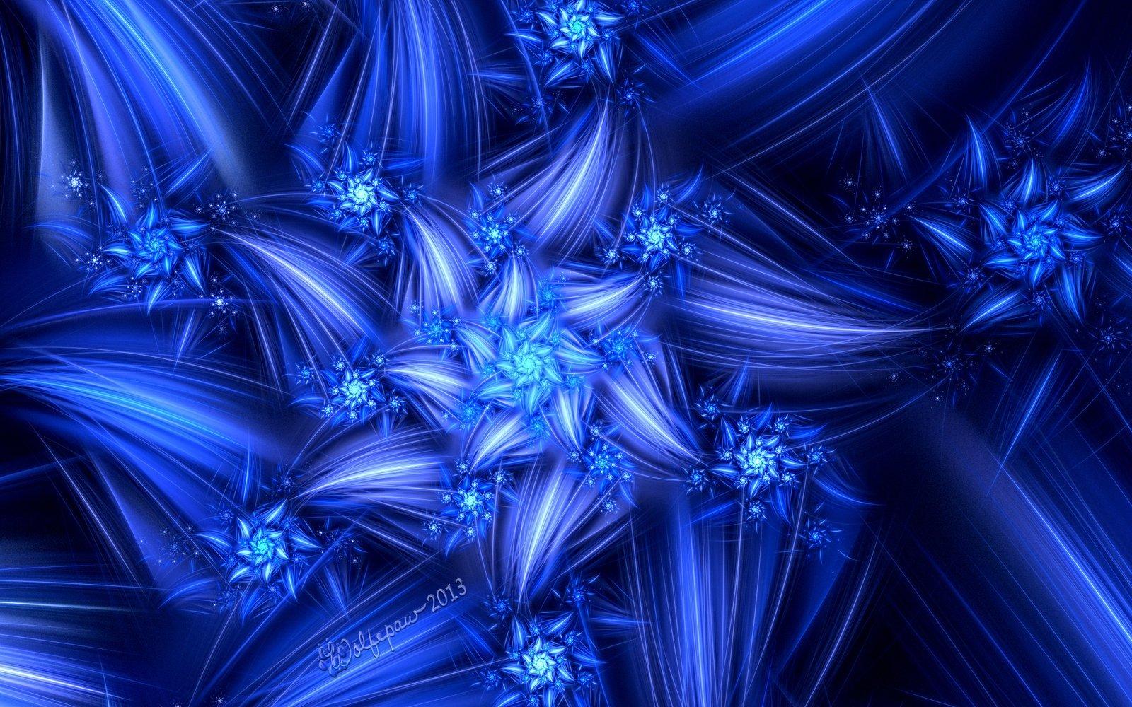 Blue Flower Abstract Desktop Wallpapers Top Free Blue Flower Abstract