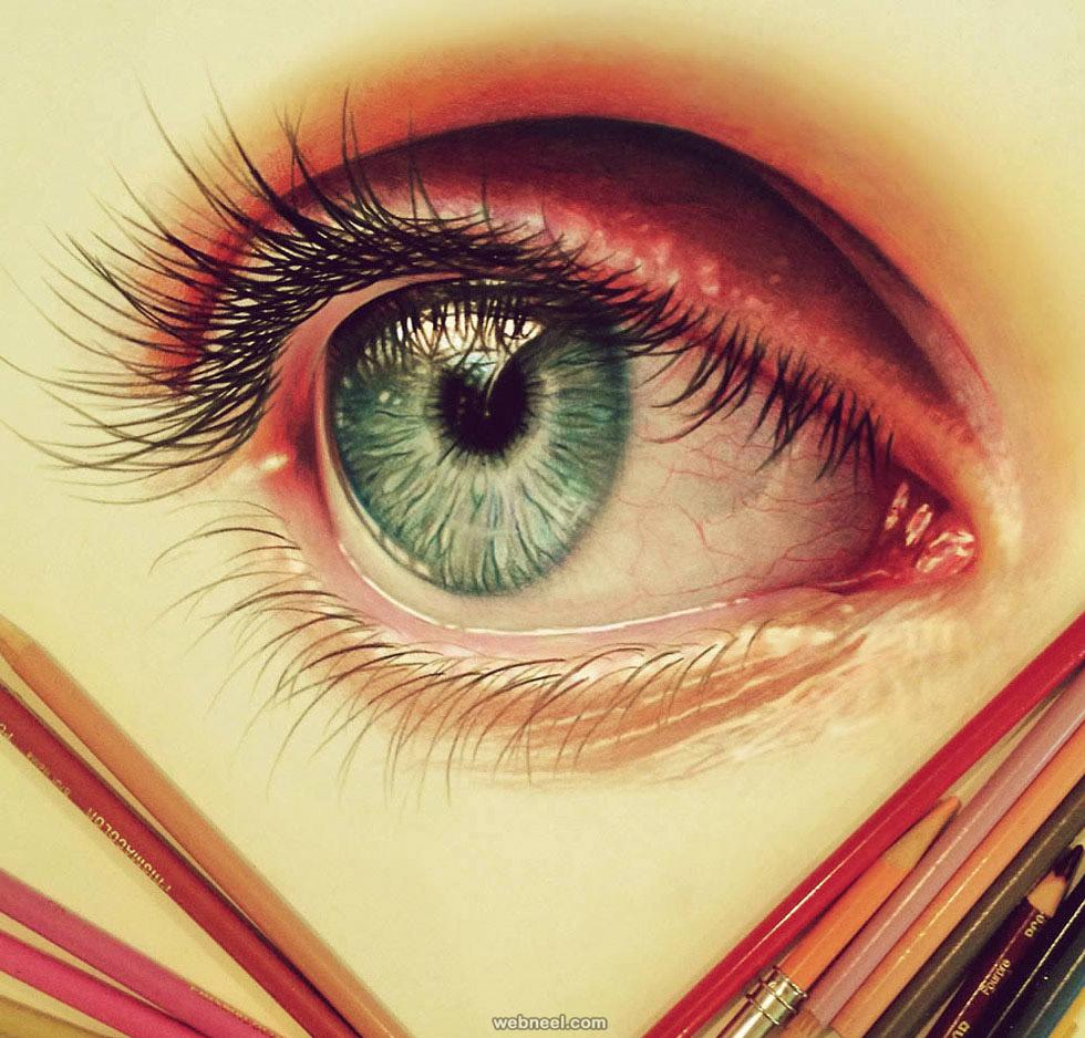 980x938 Beautiful Color Pencil Drawings from top artists around the world