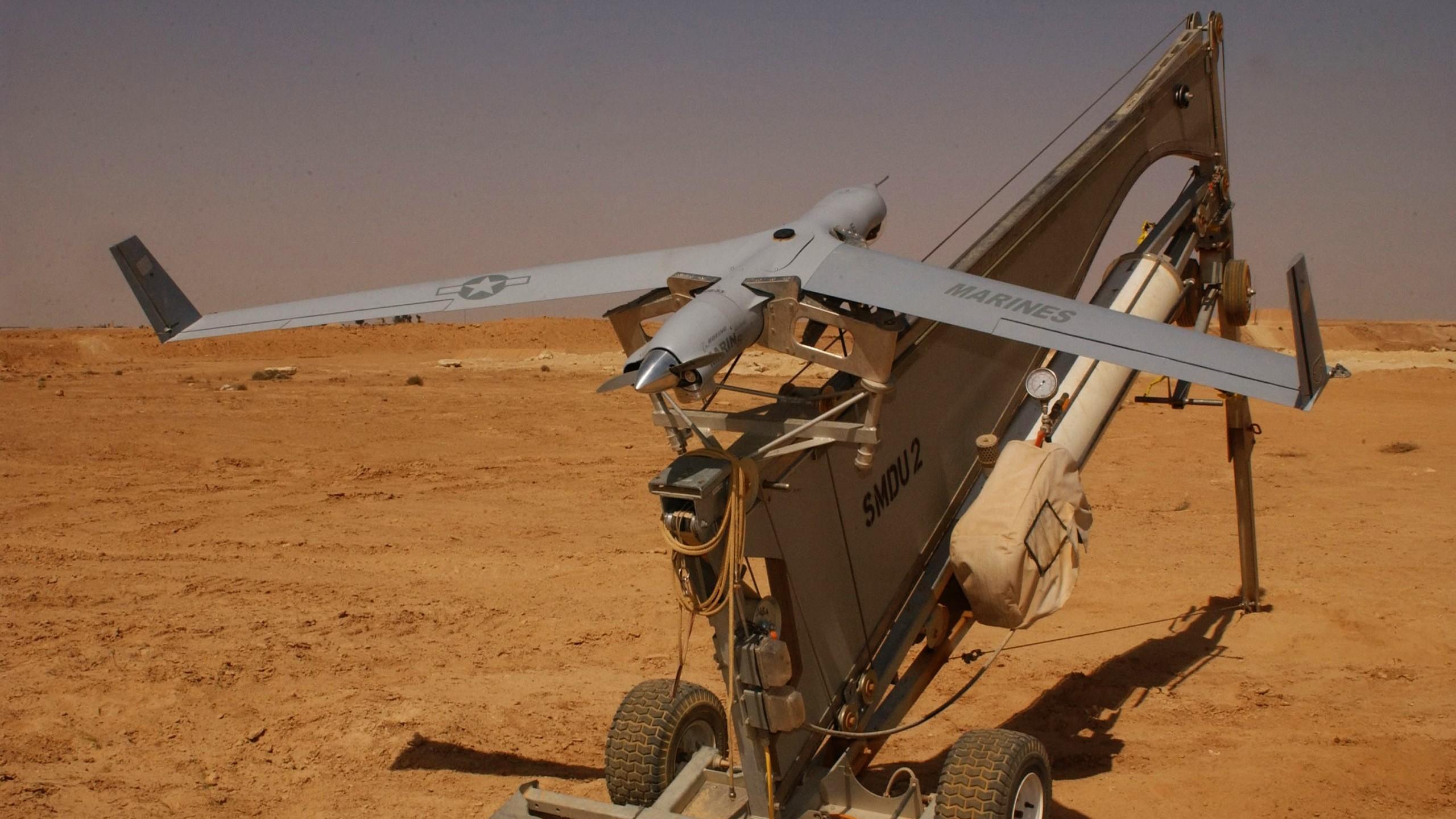 2560x1440 Wallpaper ScanEagle, drone, UAV, U.S. Army, U.S. Air Force, Military
