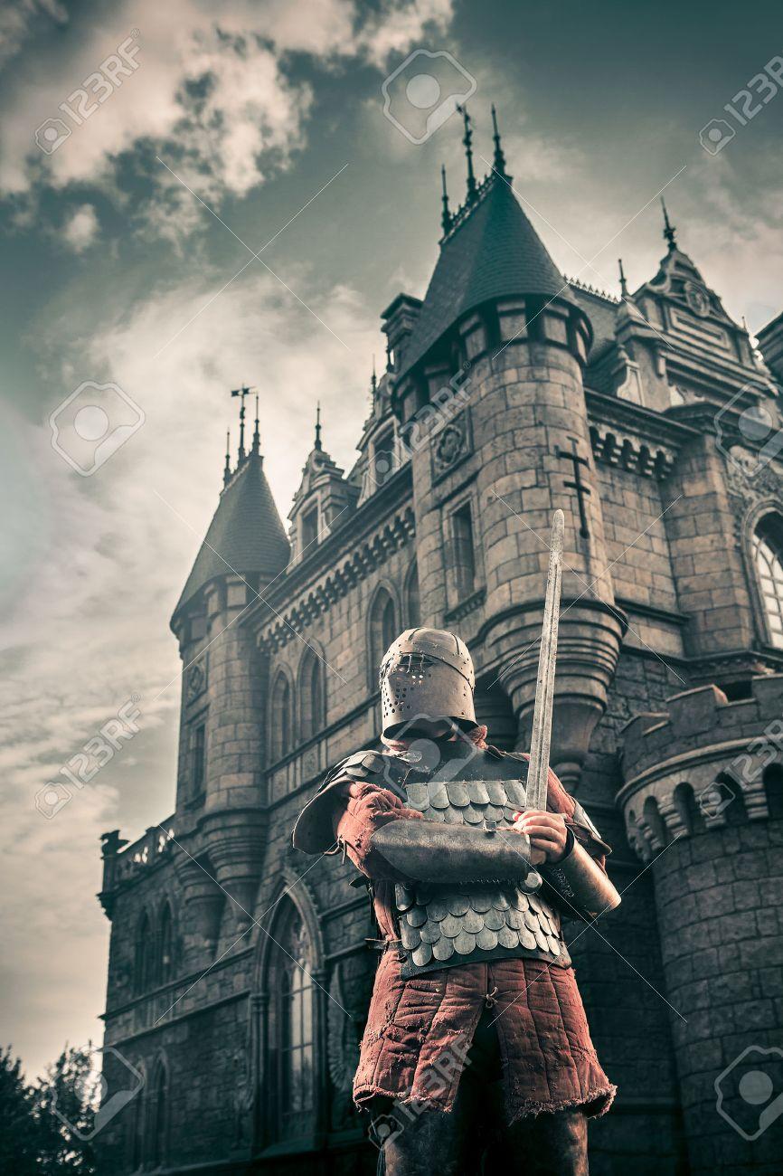 866x1300 Free download Medieval Knight With The Sword On The Ancient Castle Background [866x1300] for your Desktop, Mobile & Tablet. Explore Castle Background. Castle Wallpaper, Castle Wallpaper, Castle Background