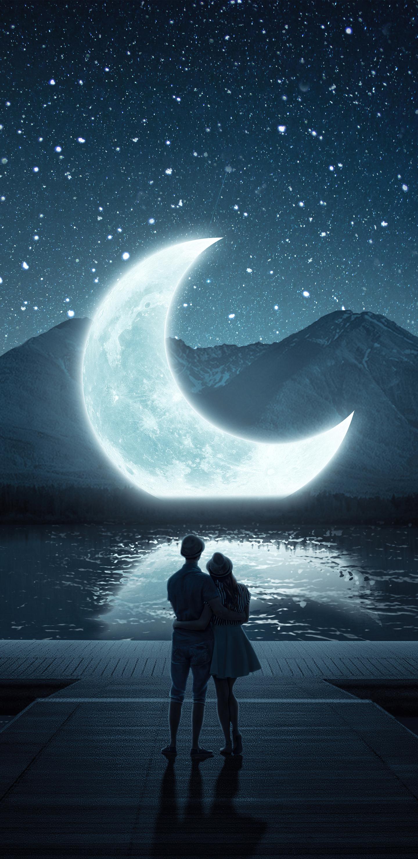 Moon Romance Wallpapers - Top Free Moon Romance Backgrounds ...