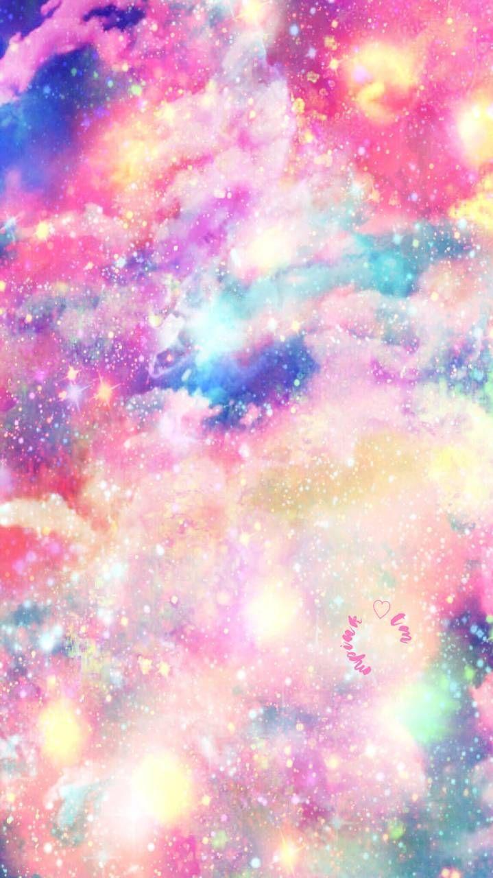 719x1280 Sunset Glitter Ombre Wallpaper