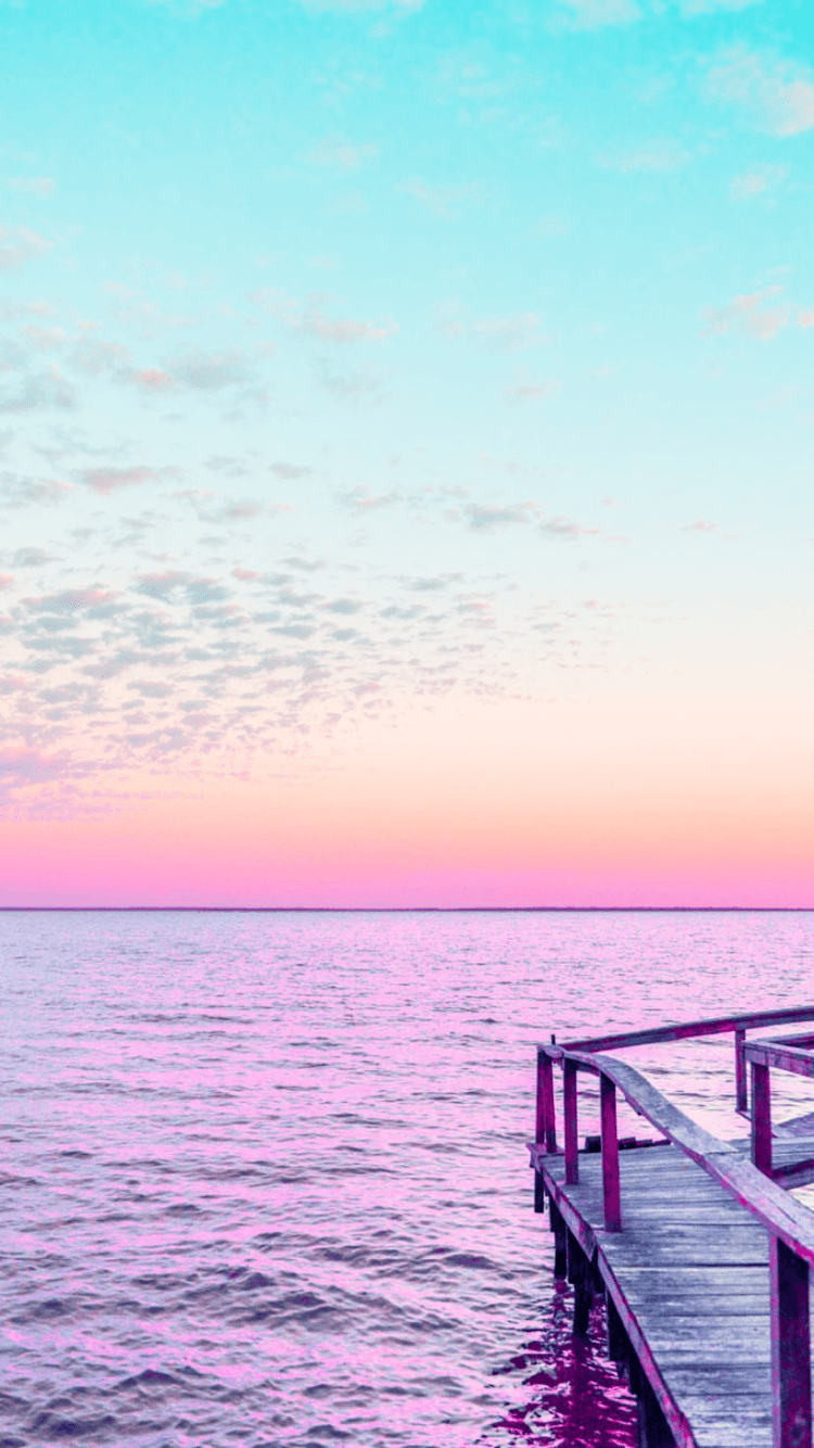 750x1334 Pastel Sunset iPhone Wallpaper, HD Pastel Sunset iPhone Background
