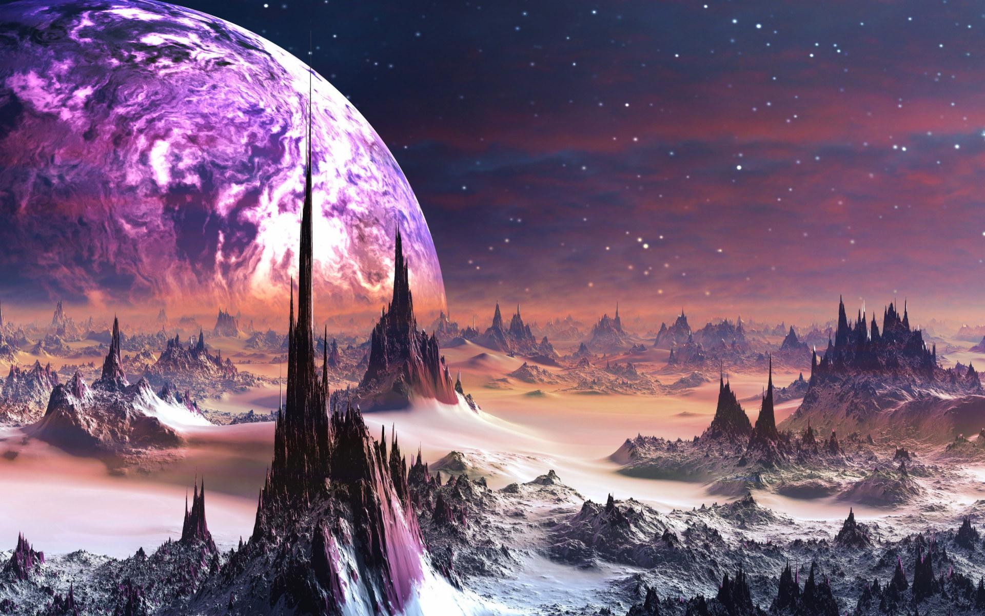 1920x1200 Spiked wallpaper, spiky, fantasy art, fantasy landscape, scifi, science fiction • Wallpaper For You HD Wallpaper For Desktop & Mobile