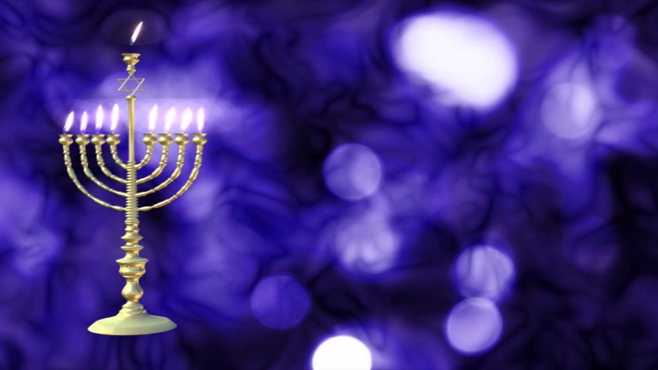 1280x720 Menorah Background