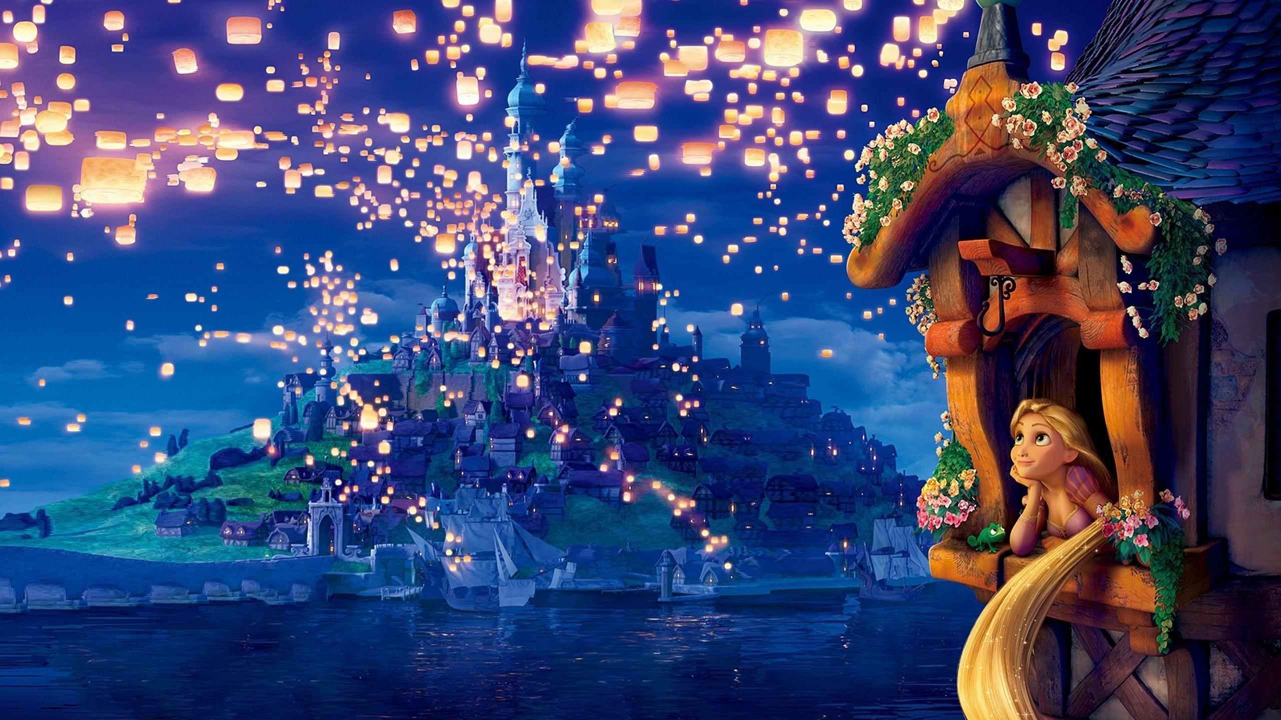 2560x1440 Tangled Lantern Wallpaper