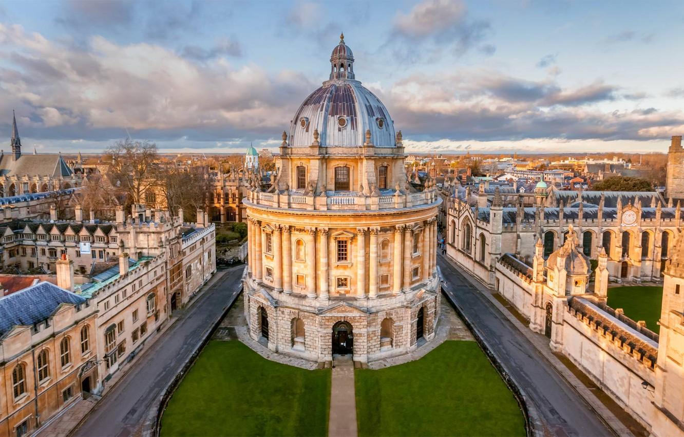 1332x850 Wallpaper England, University, Oxford, The Radcliffe Camera image for desktop, section город