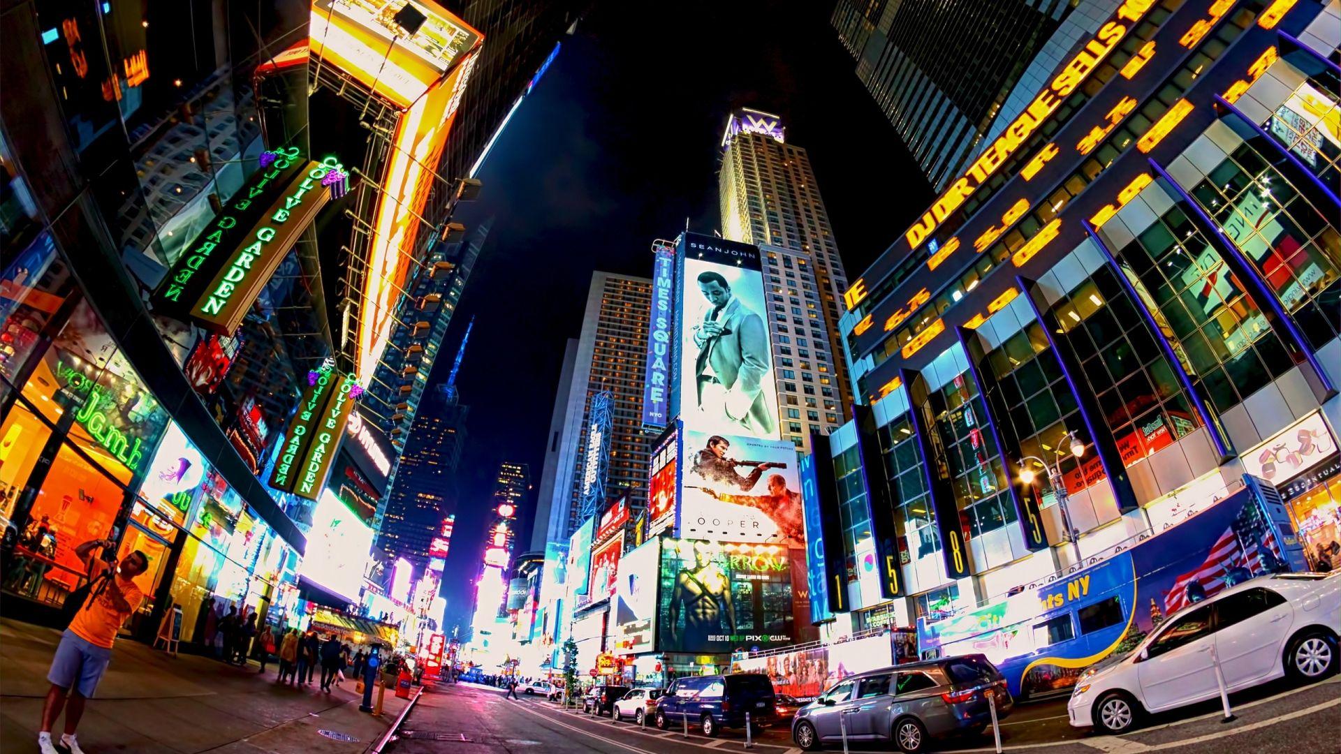 1920x1080 2560x1600px Times Square HD Wallpaper