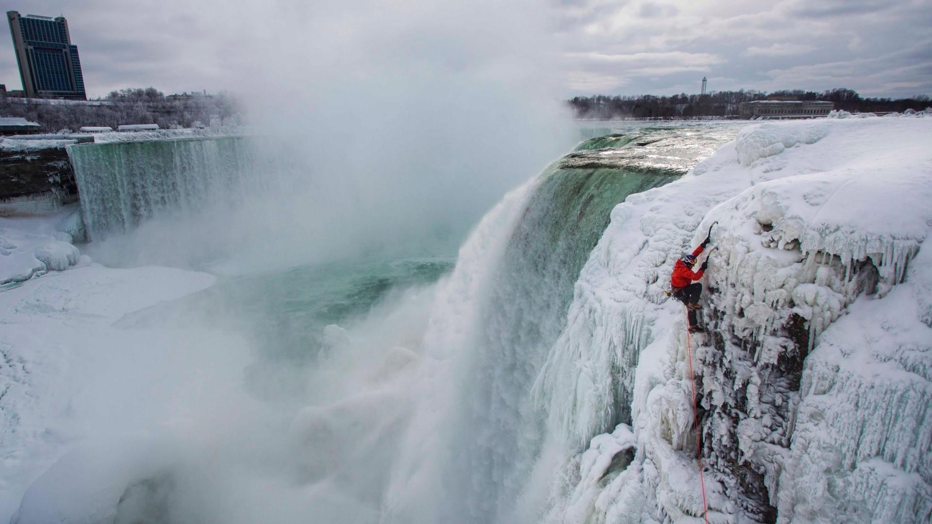 1920x1080 1920x1080 winter snow nature landscape niagara falls ice climbing men building 2015 rock water waterfall wallpaper JPG 329 kB