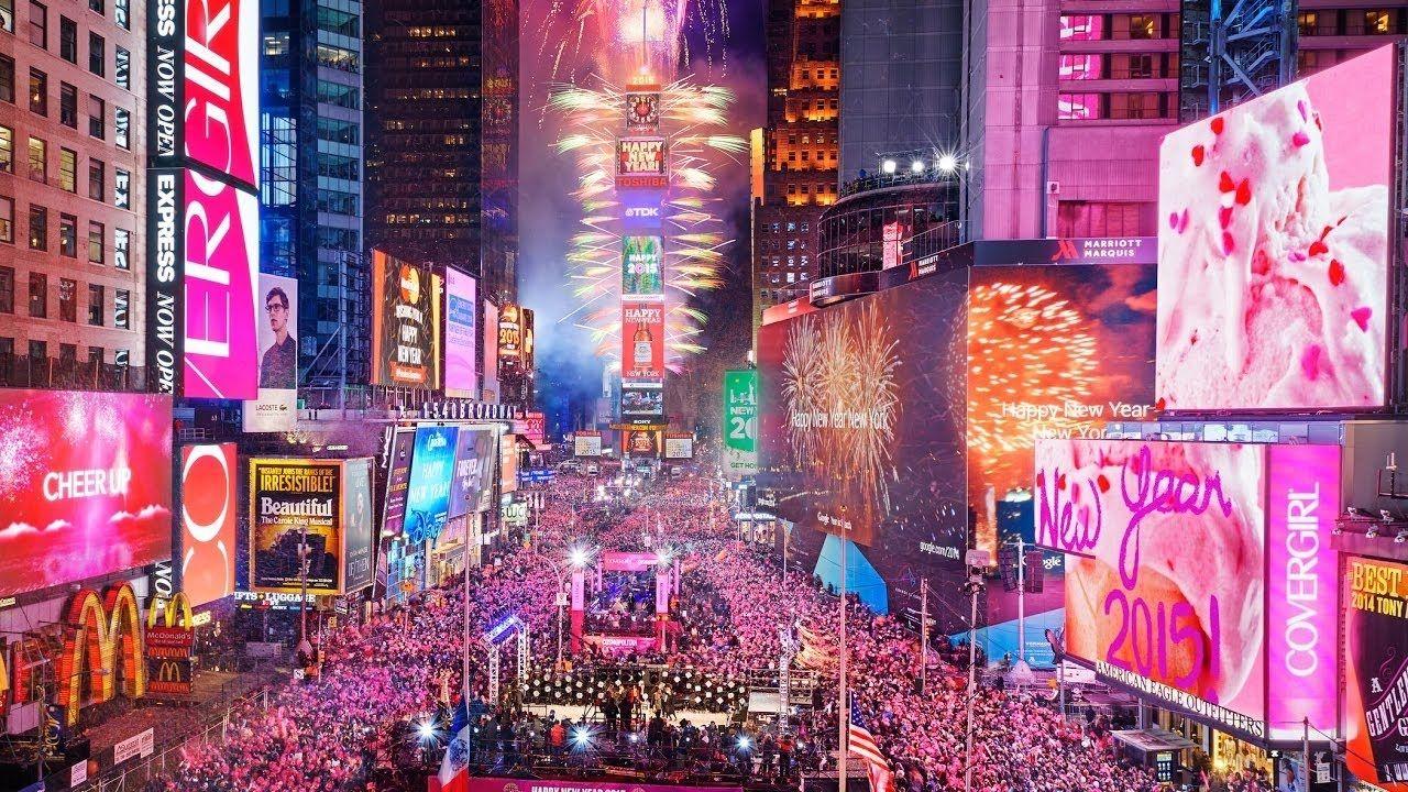 1280x720 times square new year wallpaper