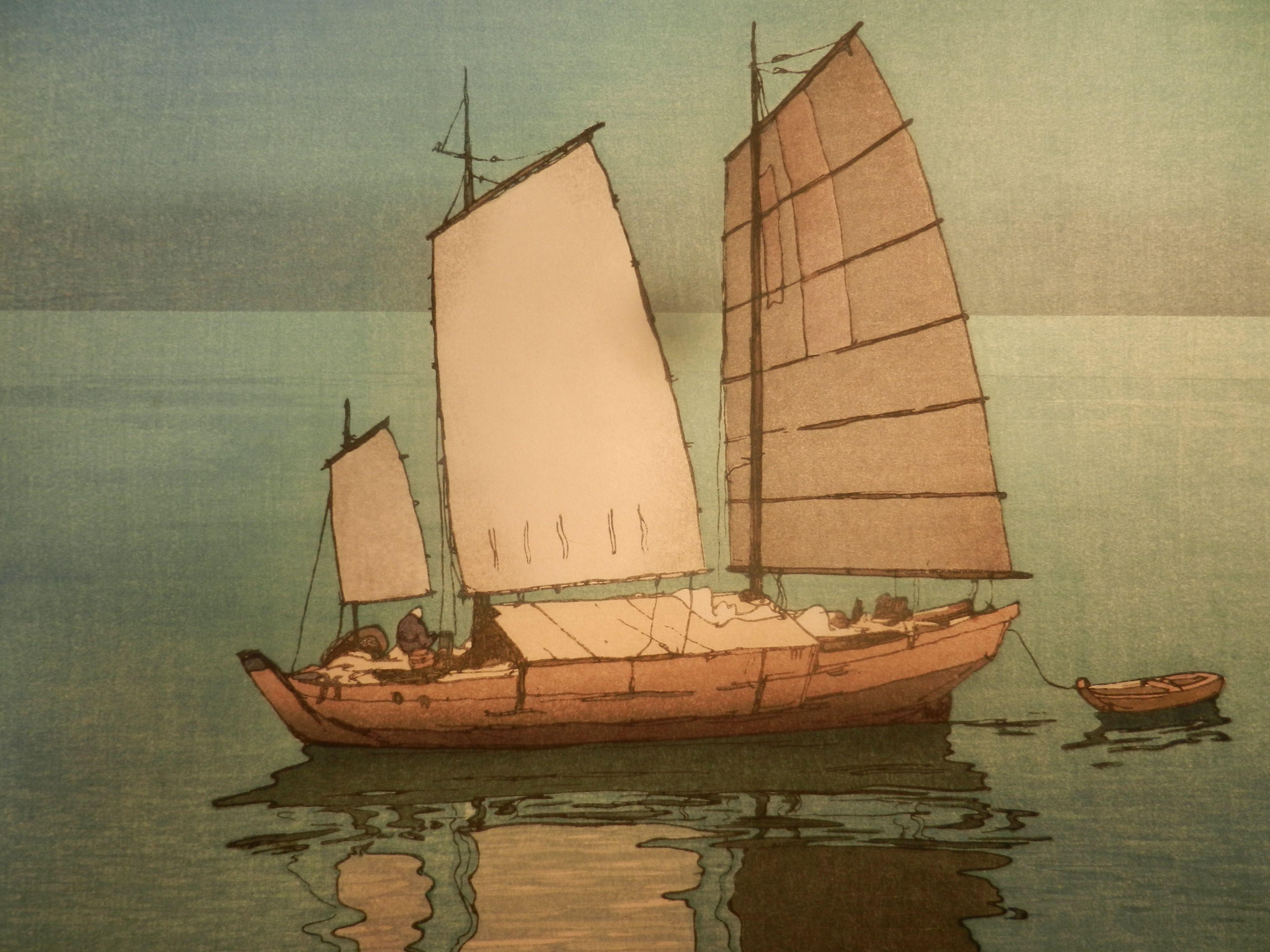 4000x3000 Yoshida Sending Boats, detail
