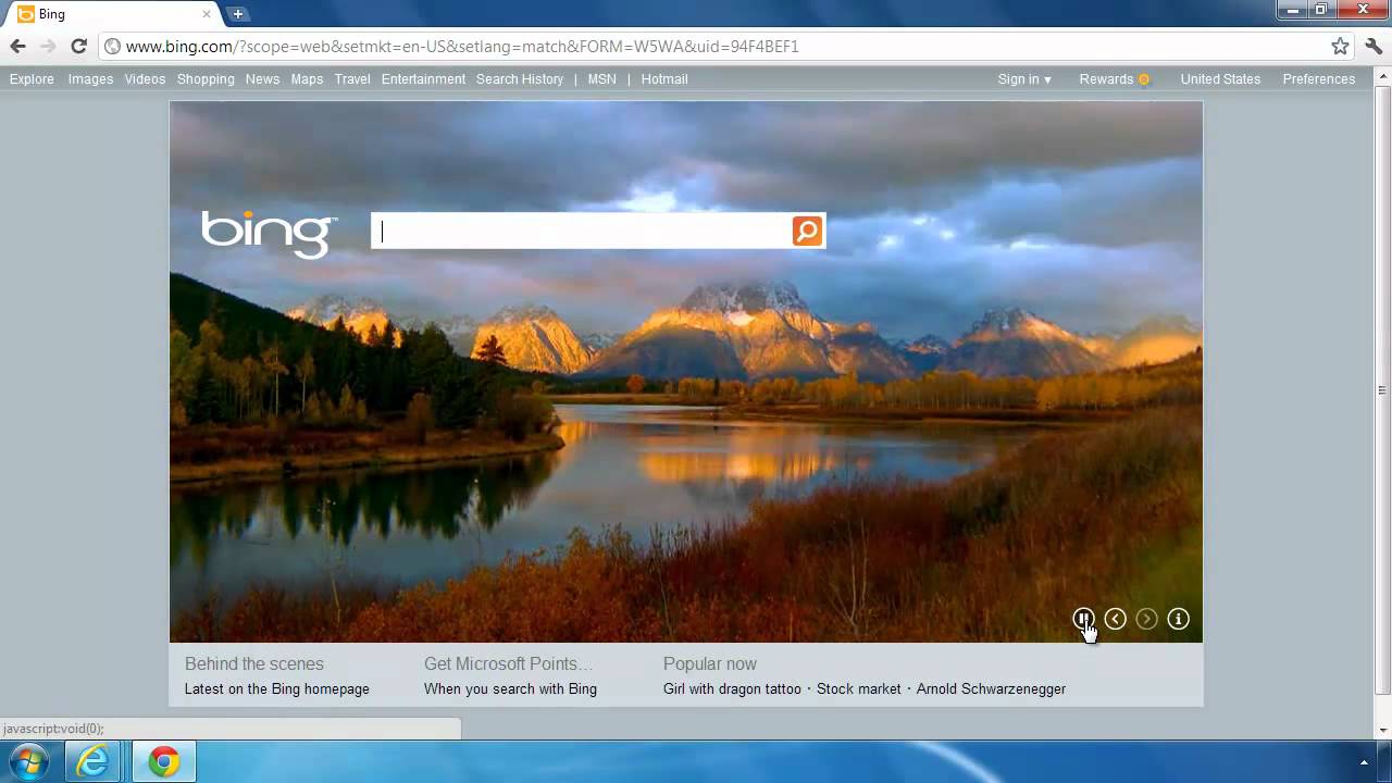 1280x720 Make Bing Homepage Wallpaper