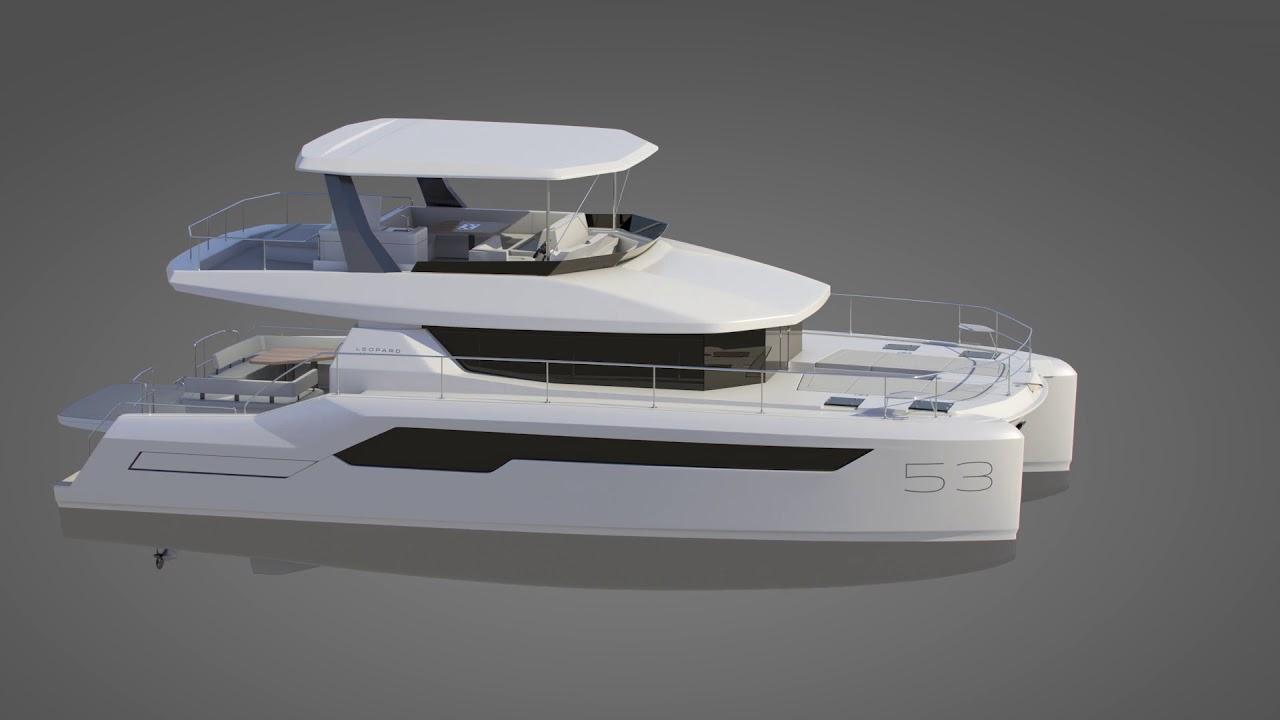 1280x720 Leopard 53 Powercat. Leopard Catamarans US