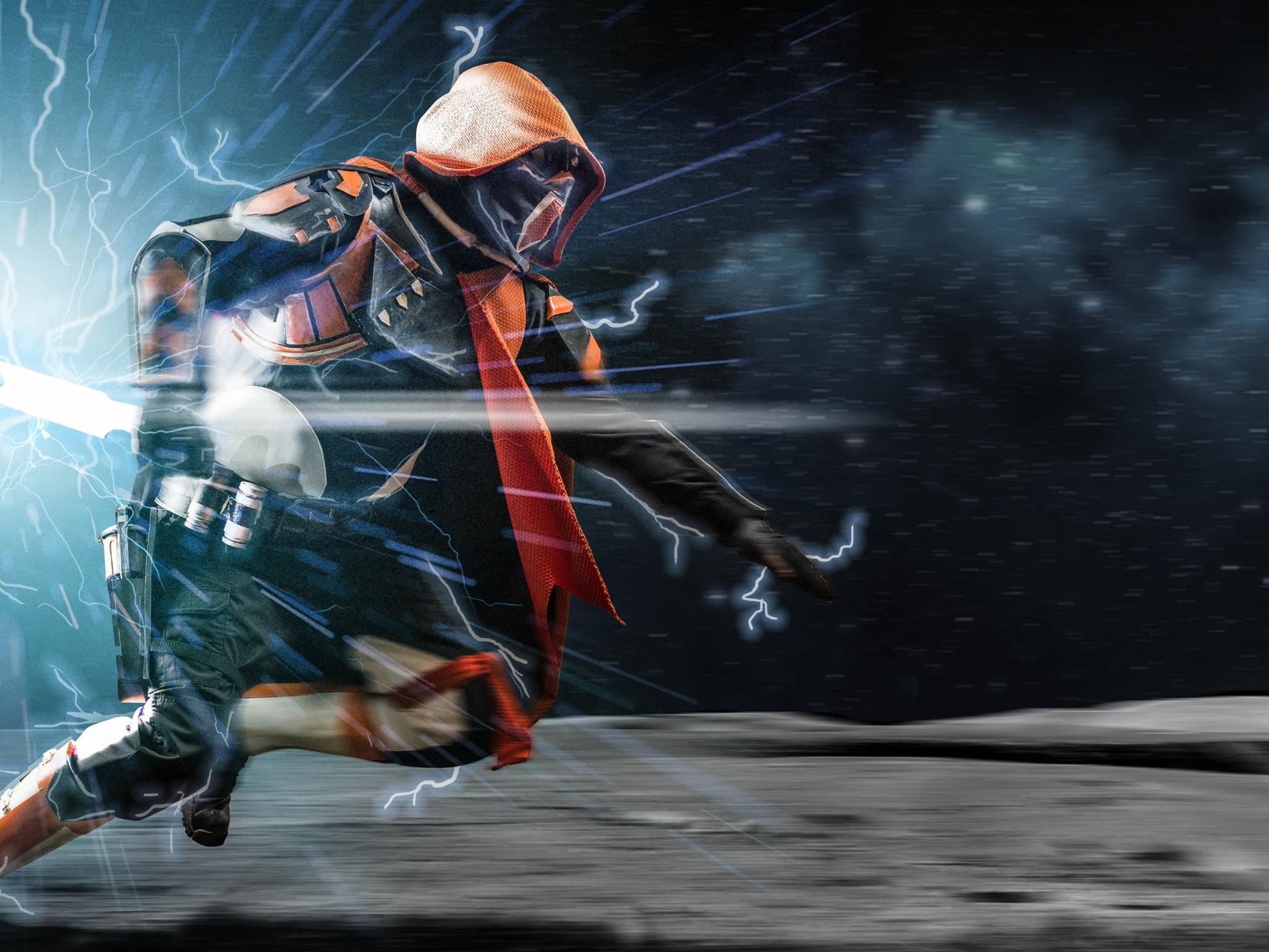 2048x1536 Wallpaper 4k Hunter Destiny 2 Cosplay Wallpaper