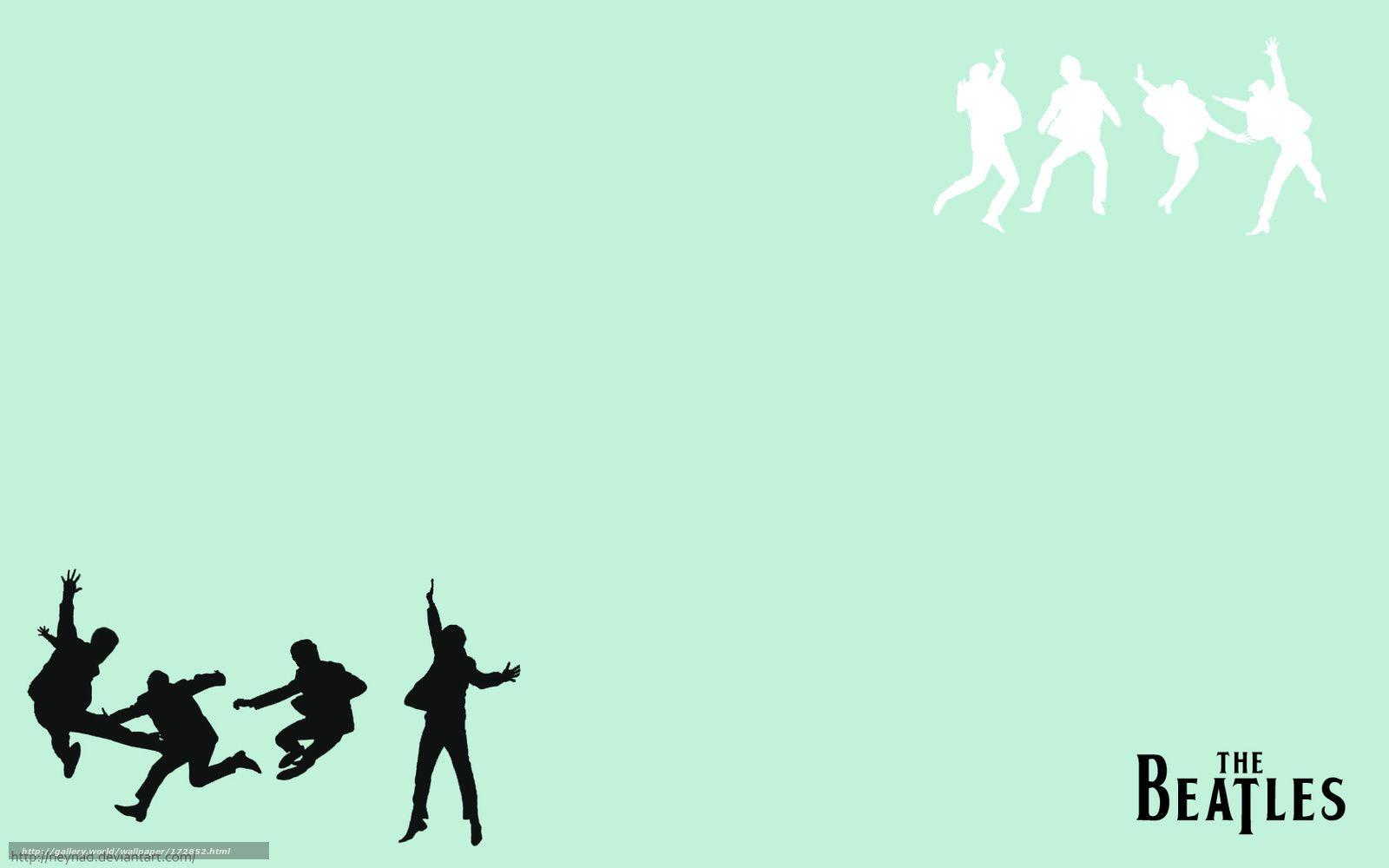 1600x1000 The Beatles Minimalist Wallpaper