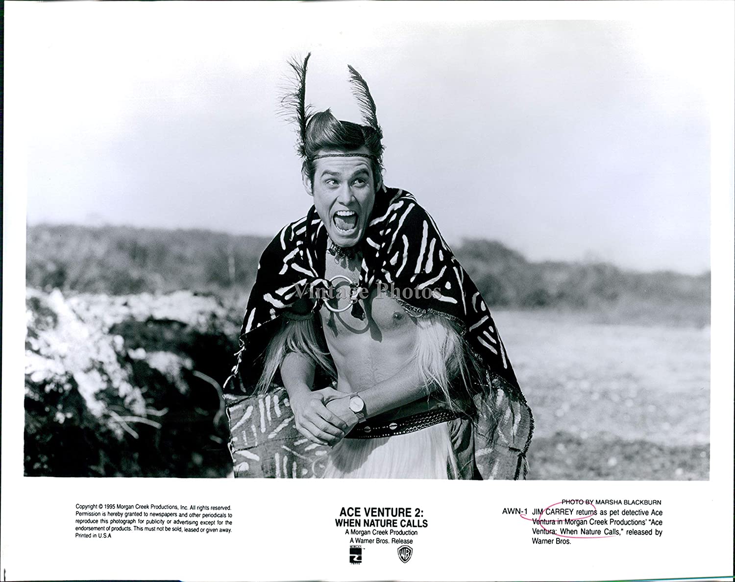 1500x1188 Photo Actor Ace Ventura 2 When Nature Calls Jim Carrey Pet Detective 8X10: Photographs
