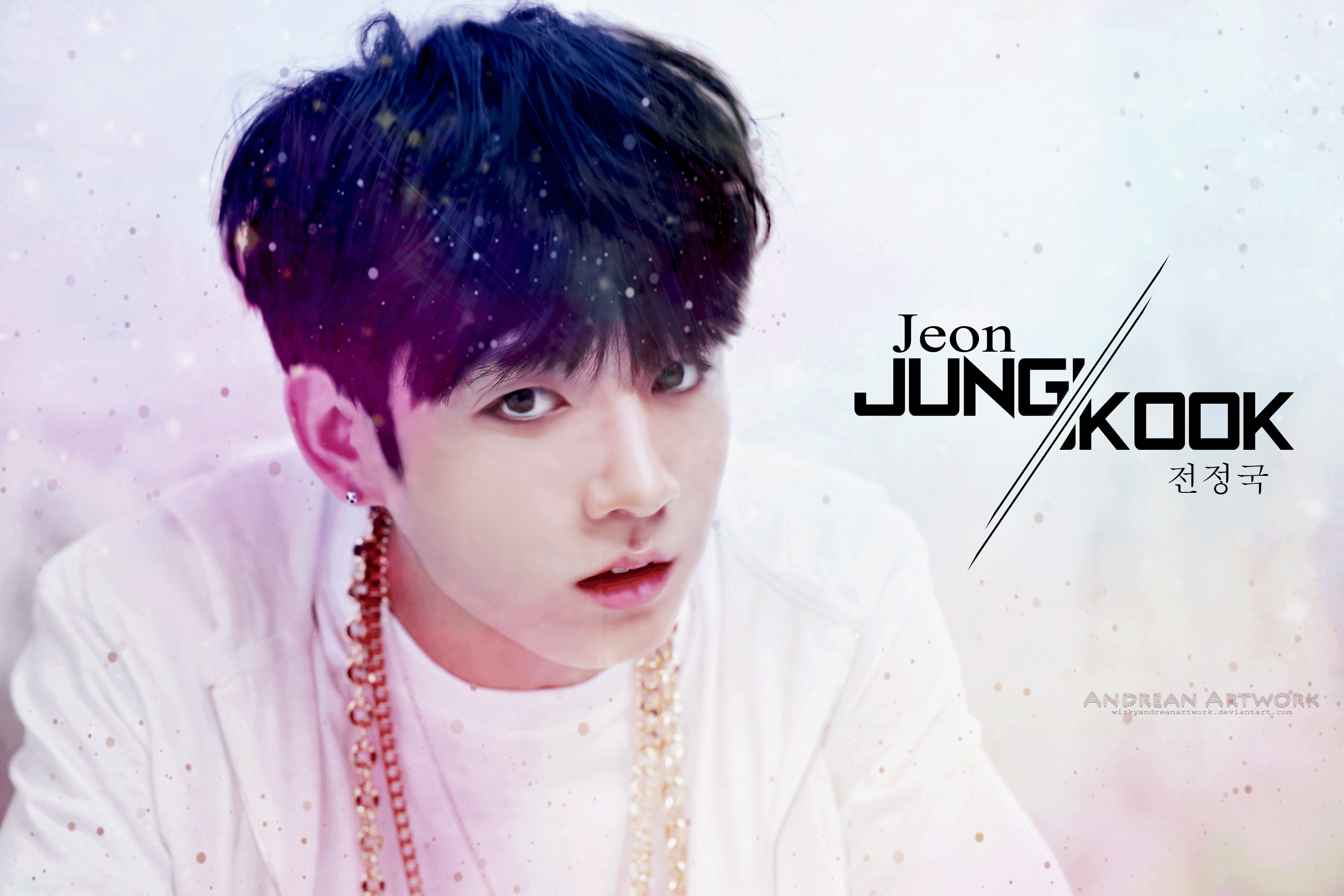 Download Jungkook Aesthetic White Hoodie Wallpaper