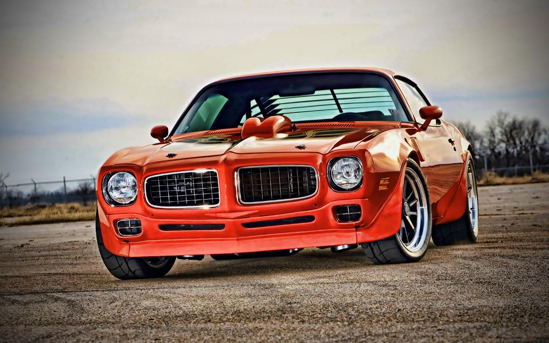 1920x1200 Download wallpaper Pontiac Firebird Trans Am, retro cars, 1973 cars, muscle cars, red Firebird, 1973 Pontiac Firebird, american cars, Pontiac for desktop with resolution 1920x1200. High Quality HD picture wallpaper