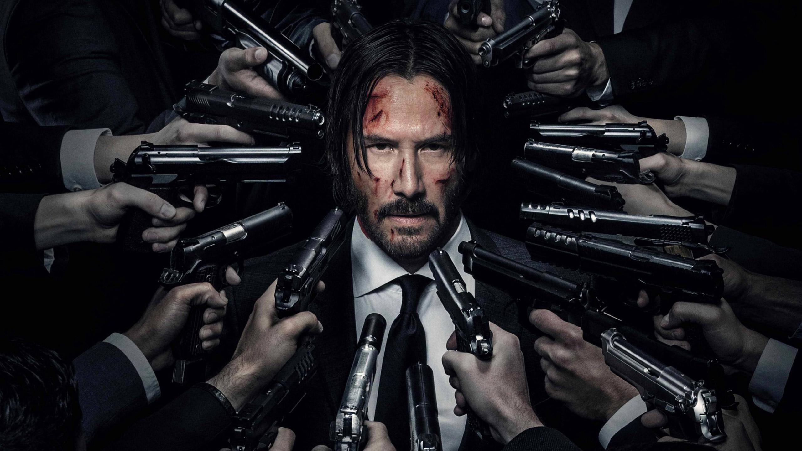 2560x1440 Desktop Wallpaper John Wick: Chapter 2 2017 Movie Poster, HD Image, Picture, Background, Koexf4