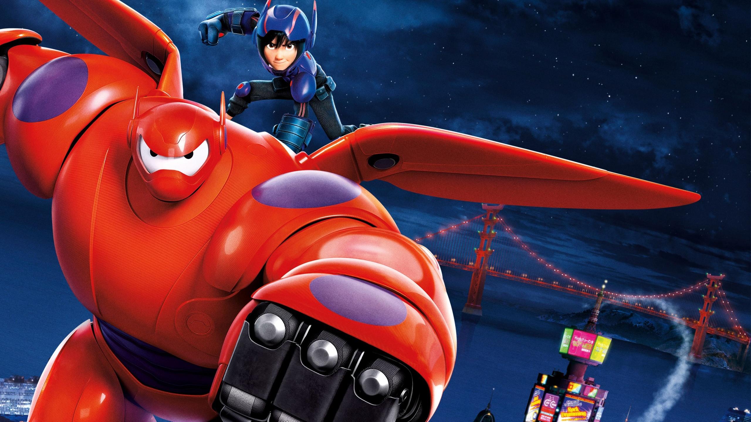 2560x1440 Big Hero Disney Movie Wallpaper