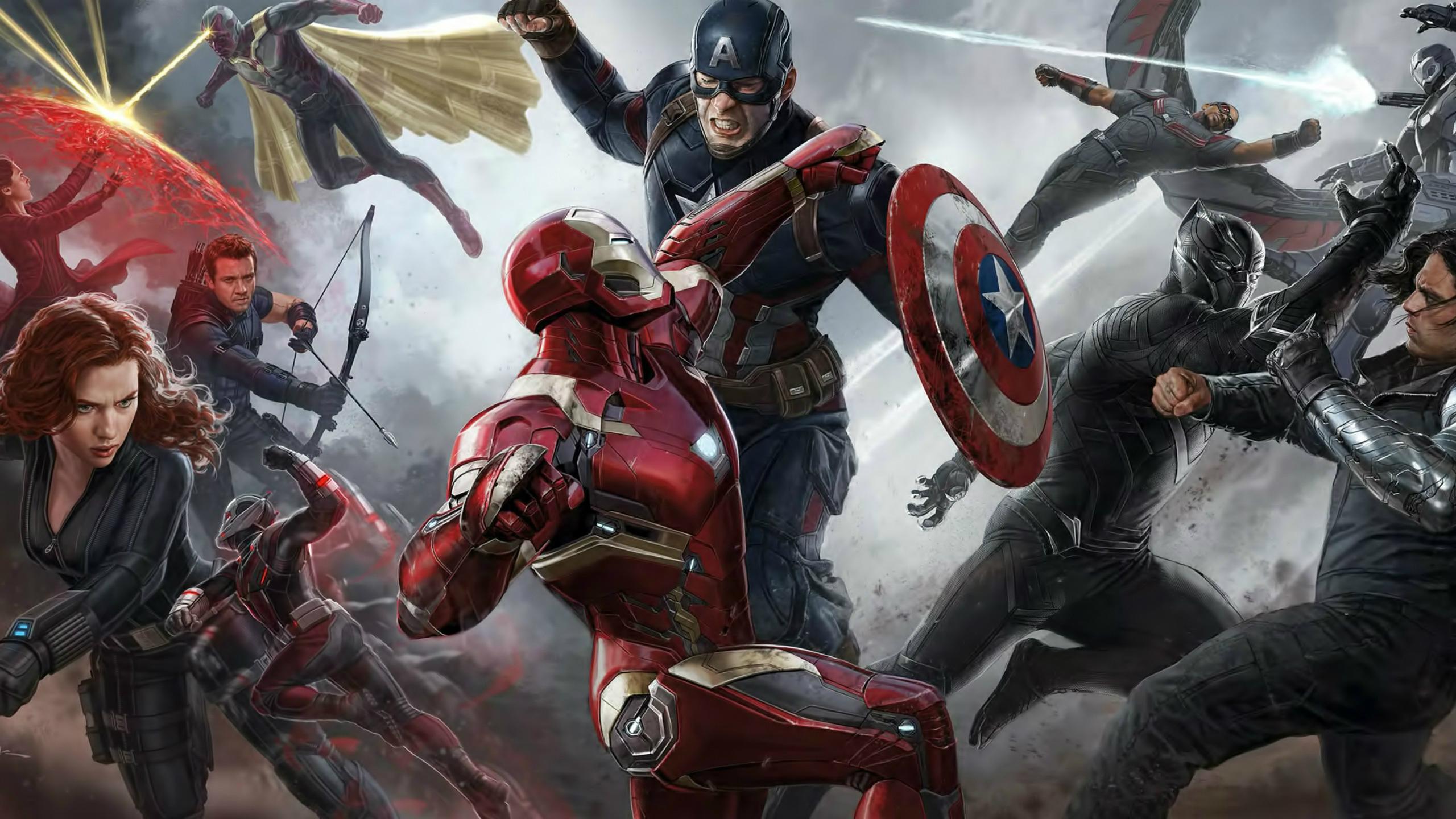2560x1440 Free download Captain America Civil War Movies HD Wallpaper [2560x1440] for your Desktop, Mobile & Tablet. Explore Civil War Movie Wallpaper. Civil War Paintings Wallpaper, Marvel Civil War Movie