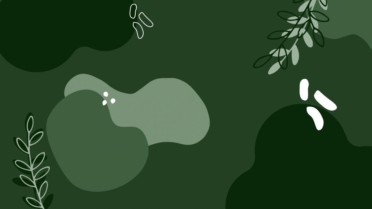 1200x675 Sage Green Aesthetic PC Wallpaper
