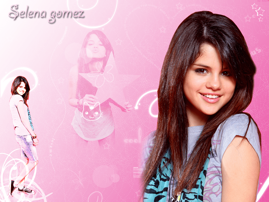 1024x768 Selena Gomez Hot Background