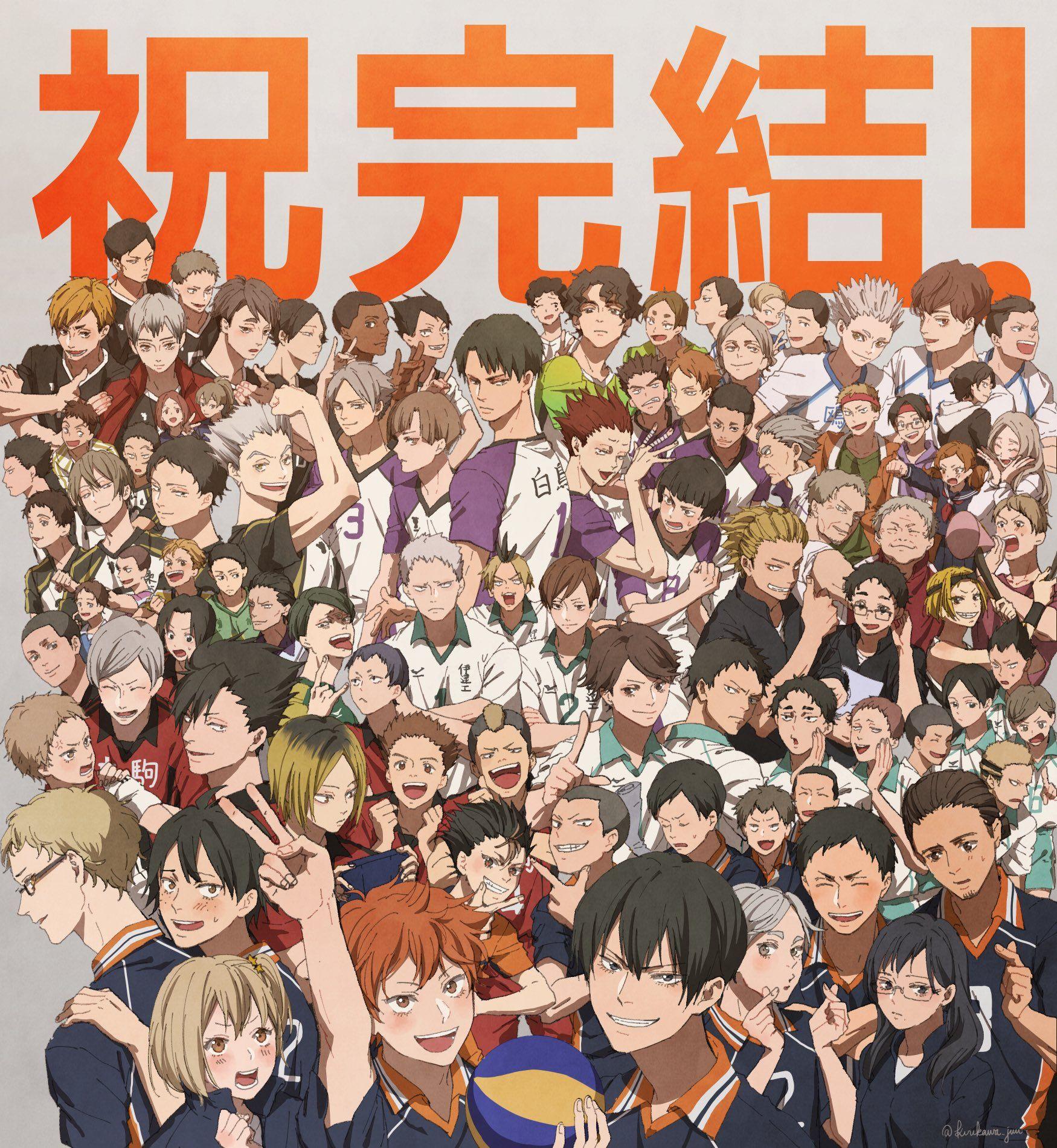 Haikyuu Anime - Volleyball Characters for Android HD phone wallpaper