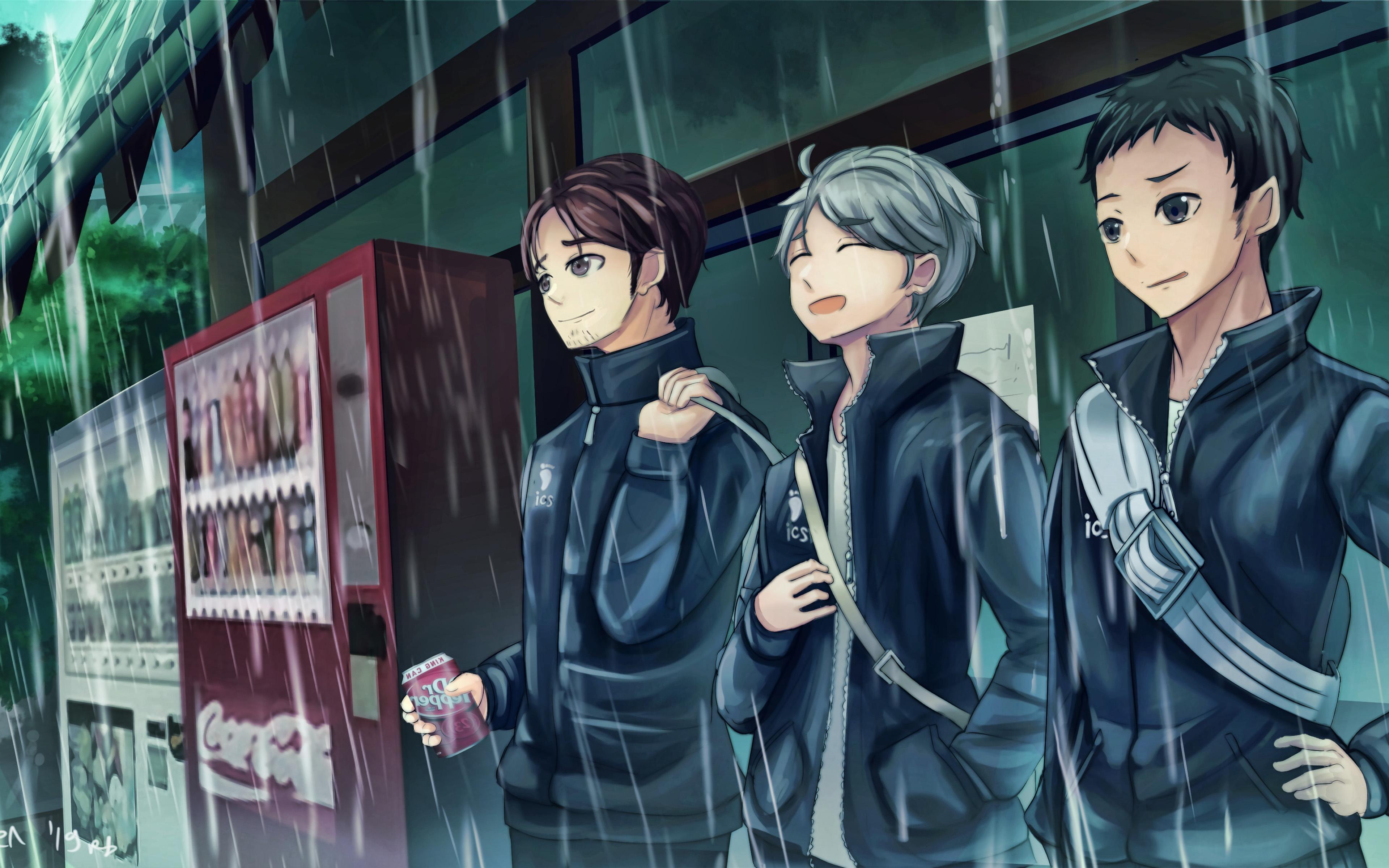 3840x2400 Download wallpaper 4k, Azumane Asahi, Sugawara Koushi, Sawamura Daichi, Haikyuu characters, manga, Haikyuu for desktop with resolution 3840x2400. High Quality HD picture wallpaper