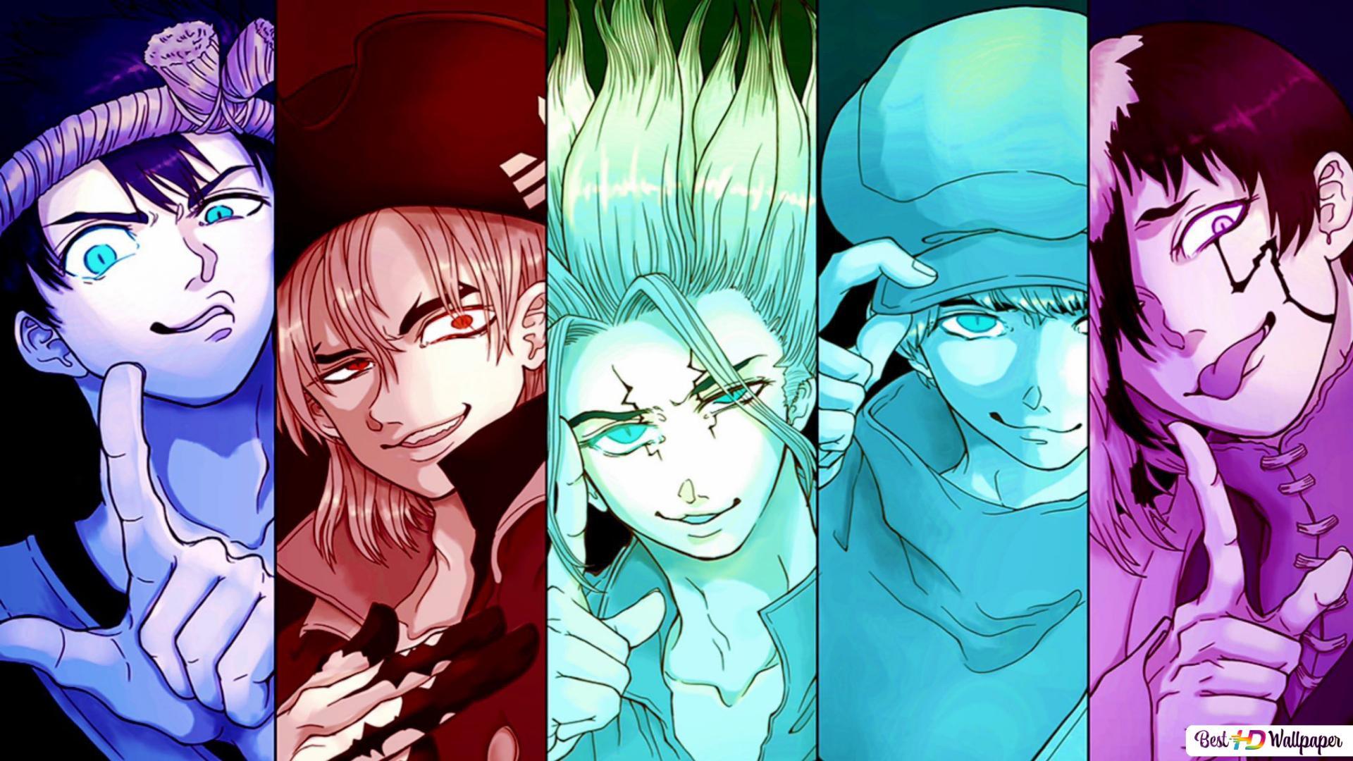 1920x1080 Dr. Stone Collab HD wallpaper download