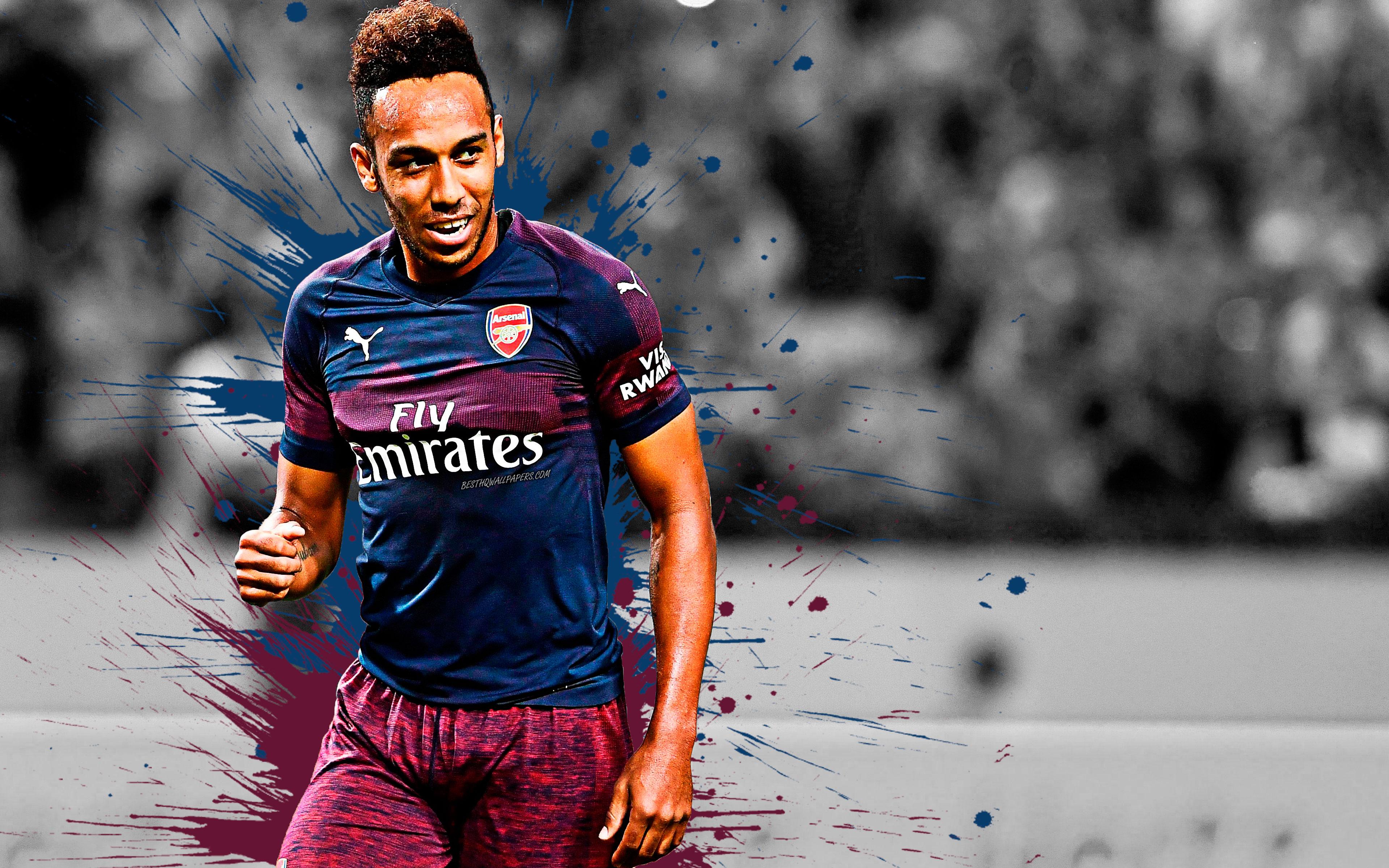 3840x2400 Pierre Emerick Aubameyang, Arsenal F.C., Soccer Wallpaper