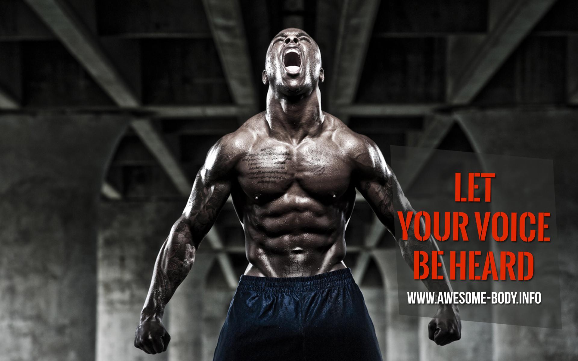 1920x1200 Let Your Voice Be Heard Wallpaper Mode Weight Lifting