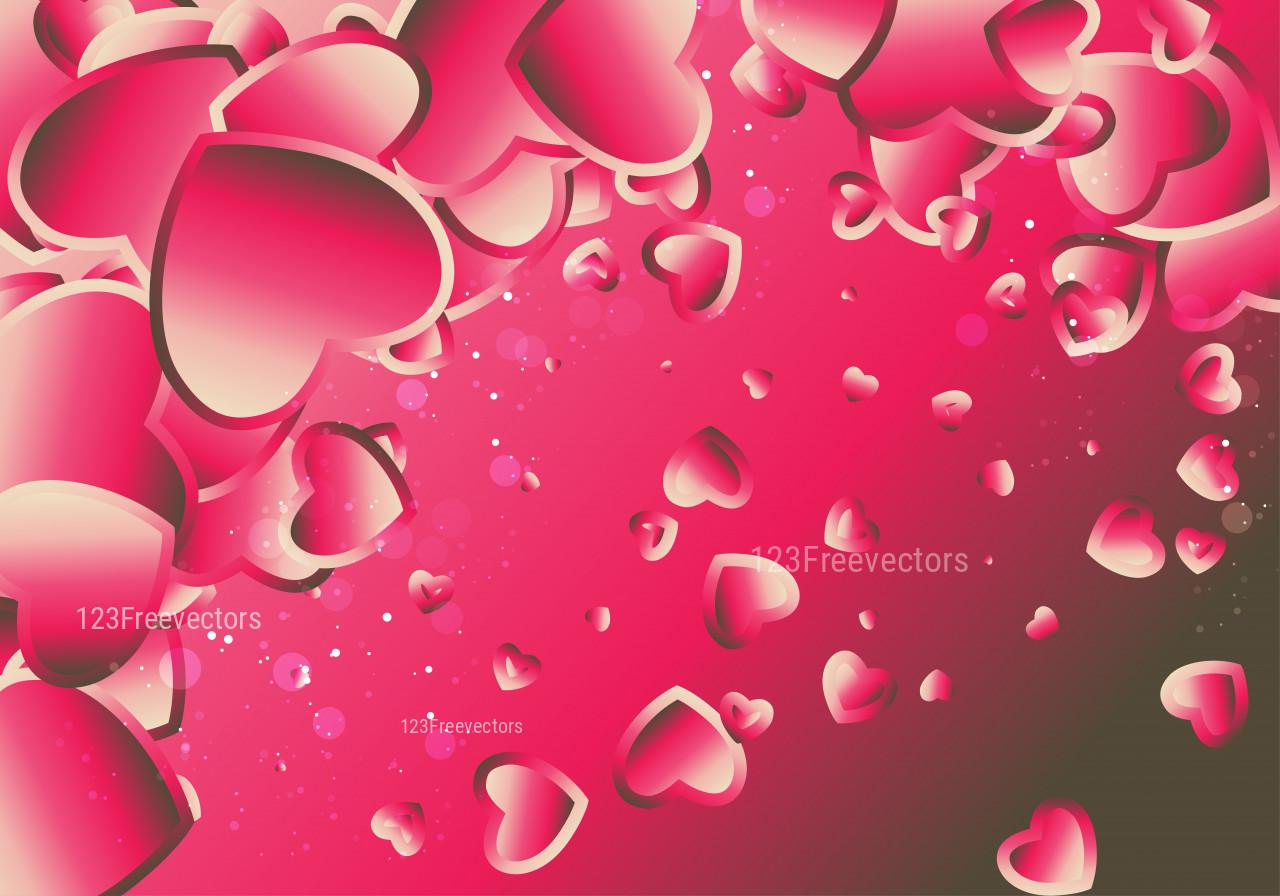 1280x896 Brown Heart Wallpaper Background Vector Art