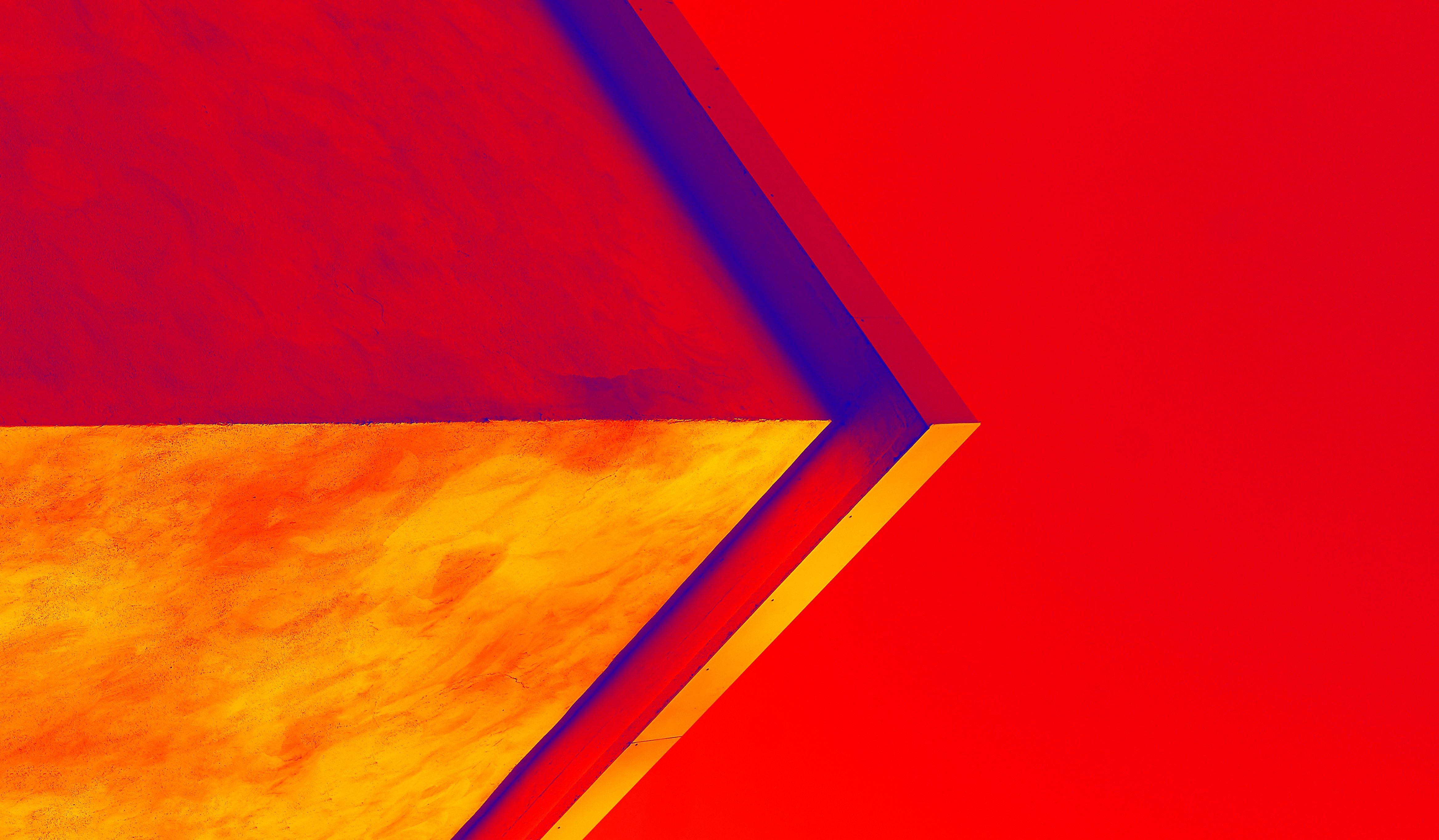 4668x2727 nicholasfomin, #red, #corner, #orange, #architecture, #digital art