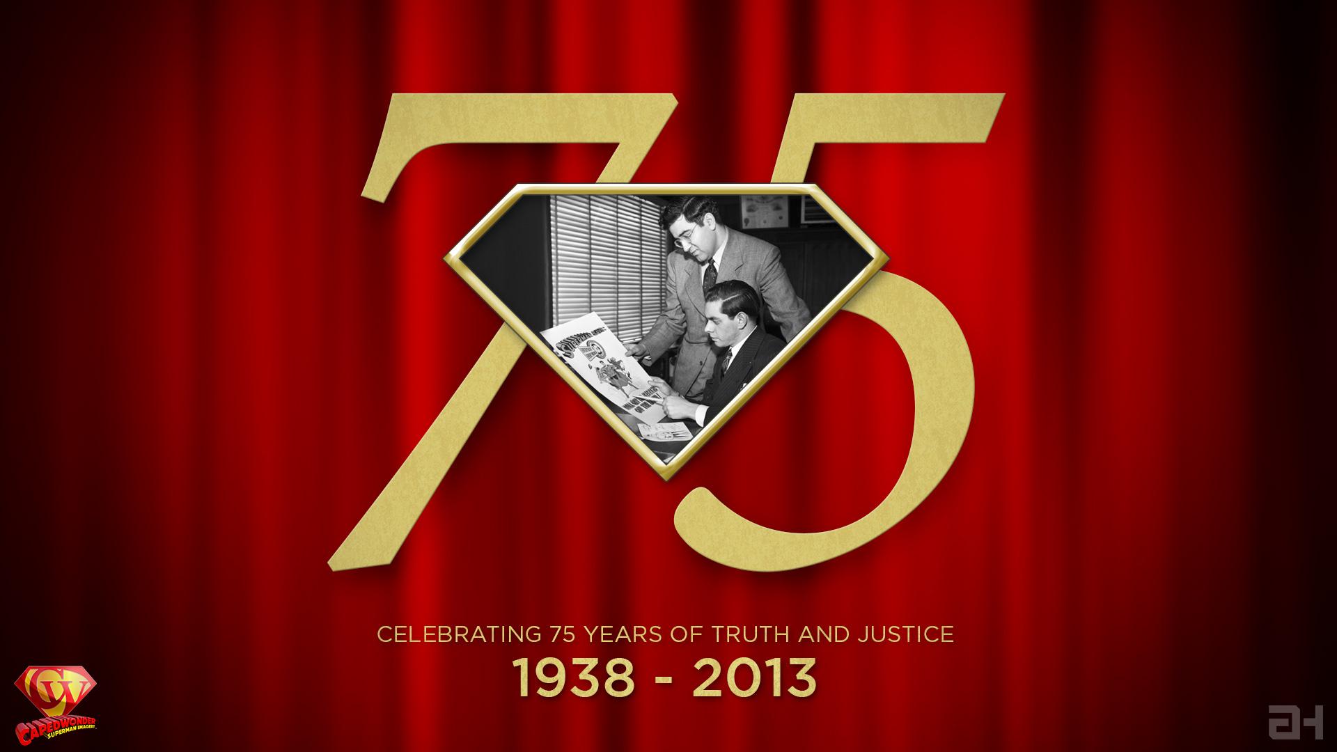 1920x1080 Superman 75th Anniversary Wallpaper. CapedWonder Superman Imagery