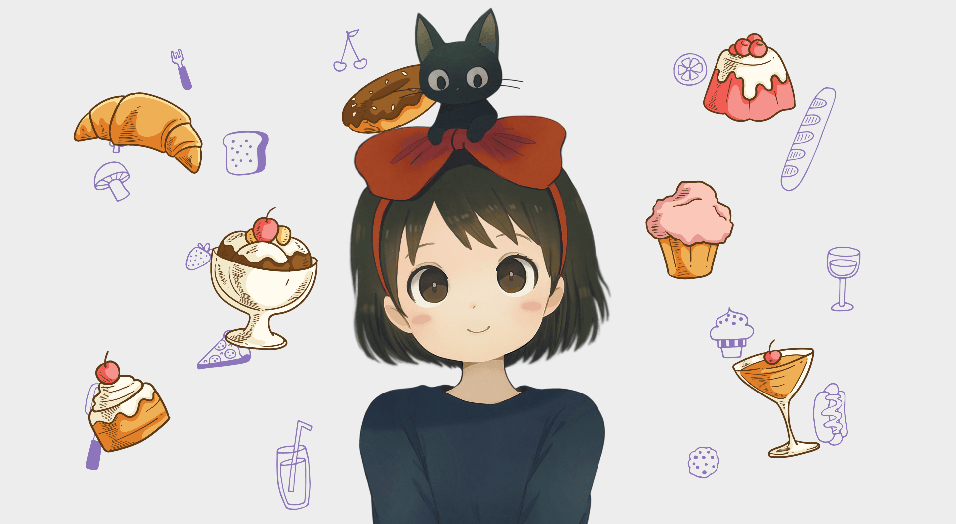 1920x1052 Studio Ghibli Kikis Delivery Service Kawaii 4K live wallpaper [DOWNLOAD FREE]