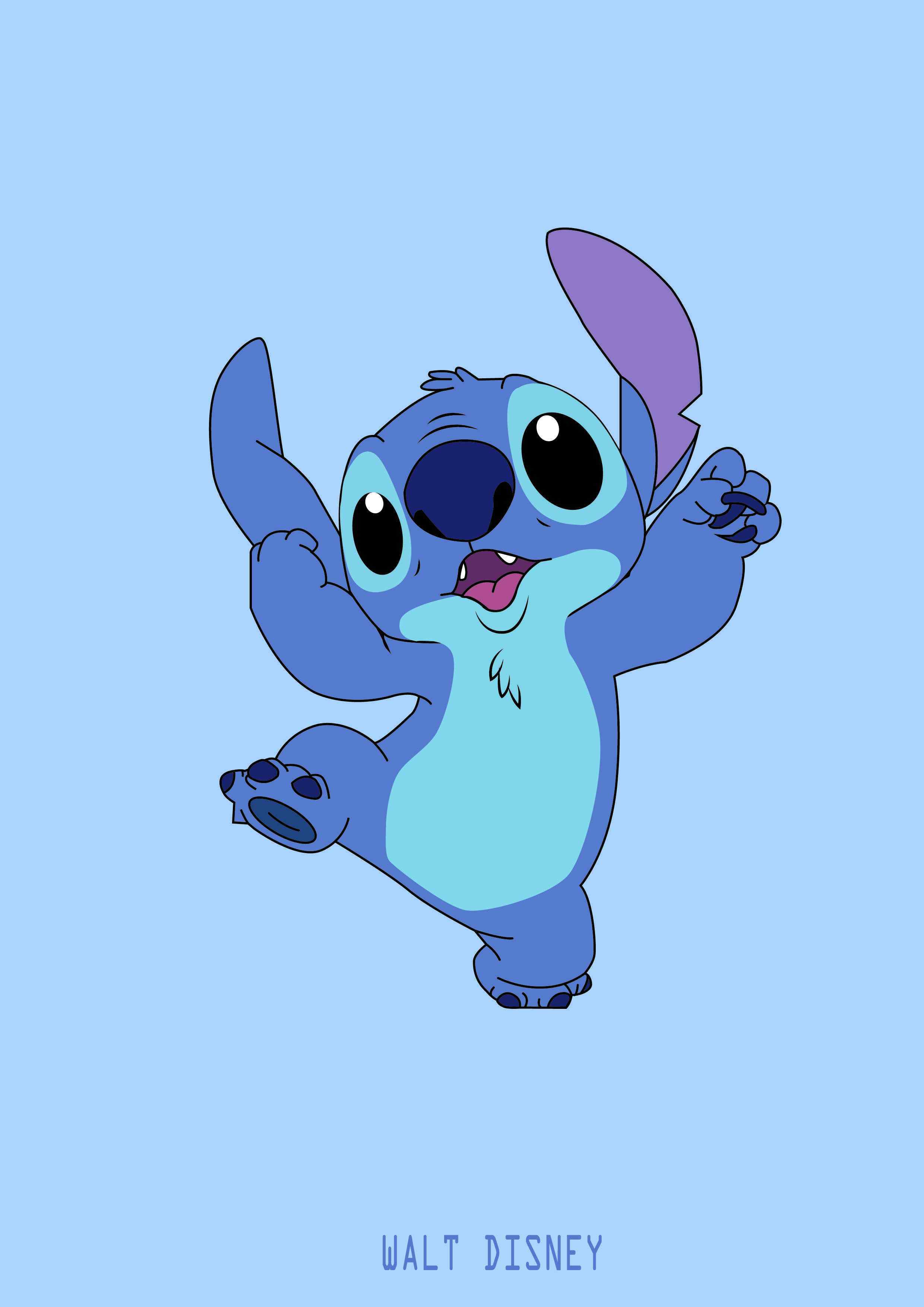 2480x3507 Baby Stitch Wallpaper