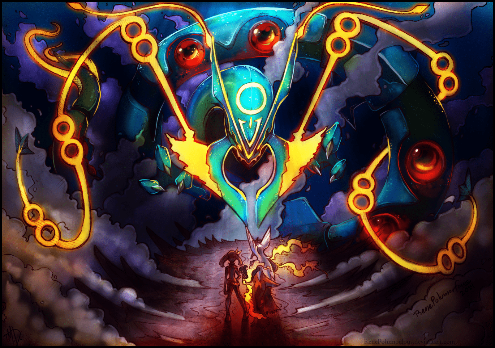 1600x1127 Sky Lord. Pokemon rayquaza, Pokémon oras, Pokemon
