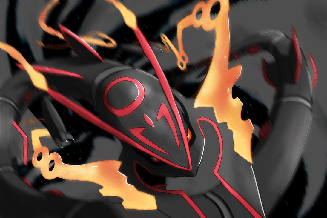 1095x730 Mega Rayquaza Shiny Pokemon Wallpaper