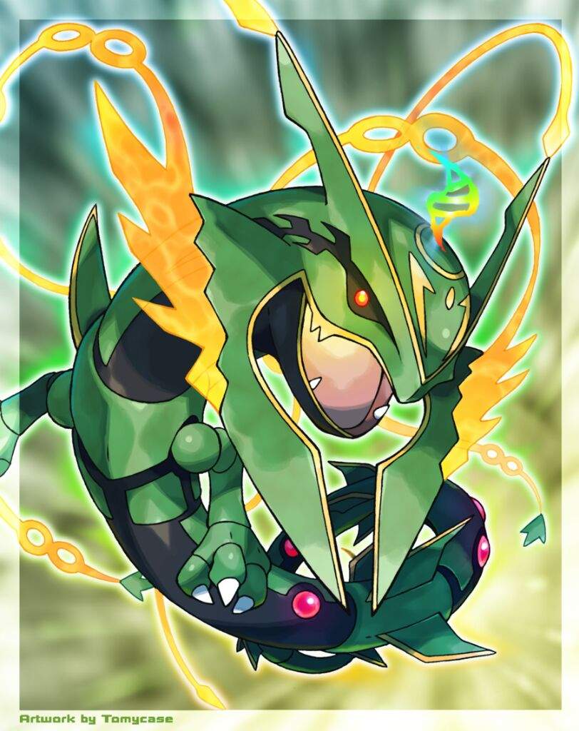 812x1024 Mega Rayquaza Wallpaper