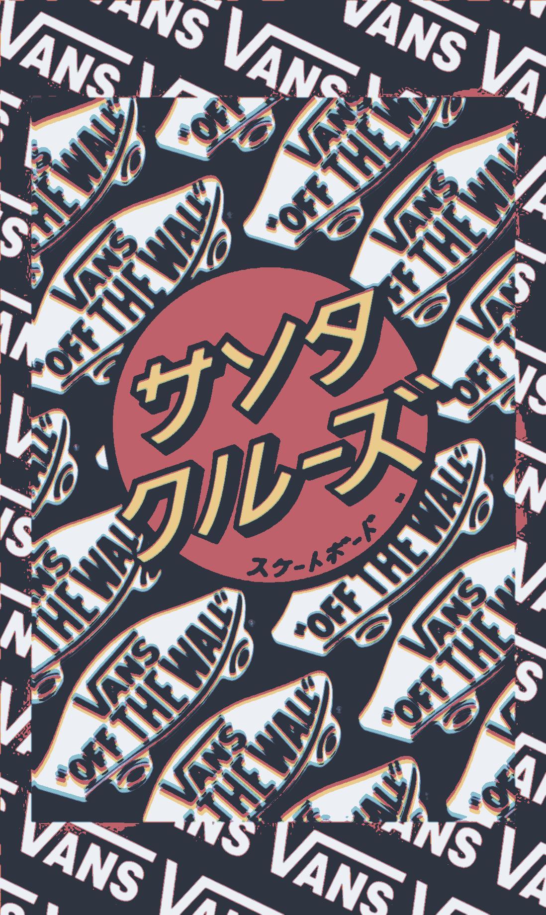 1098x1841 NORD Cool Vans x Santa Cruz wallpaper I made. With ImageGoNord