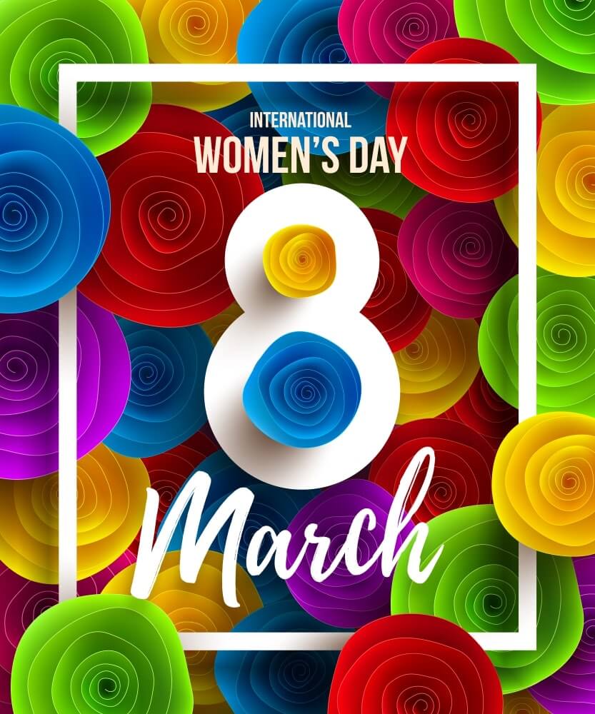 833x1000 Happy Women's Day Image Free Download HD