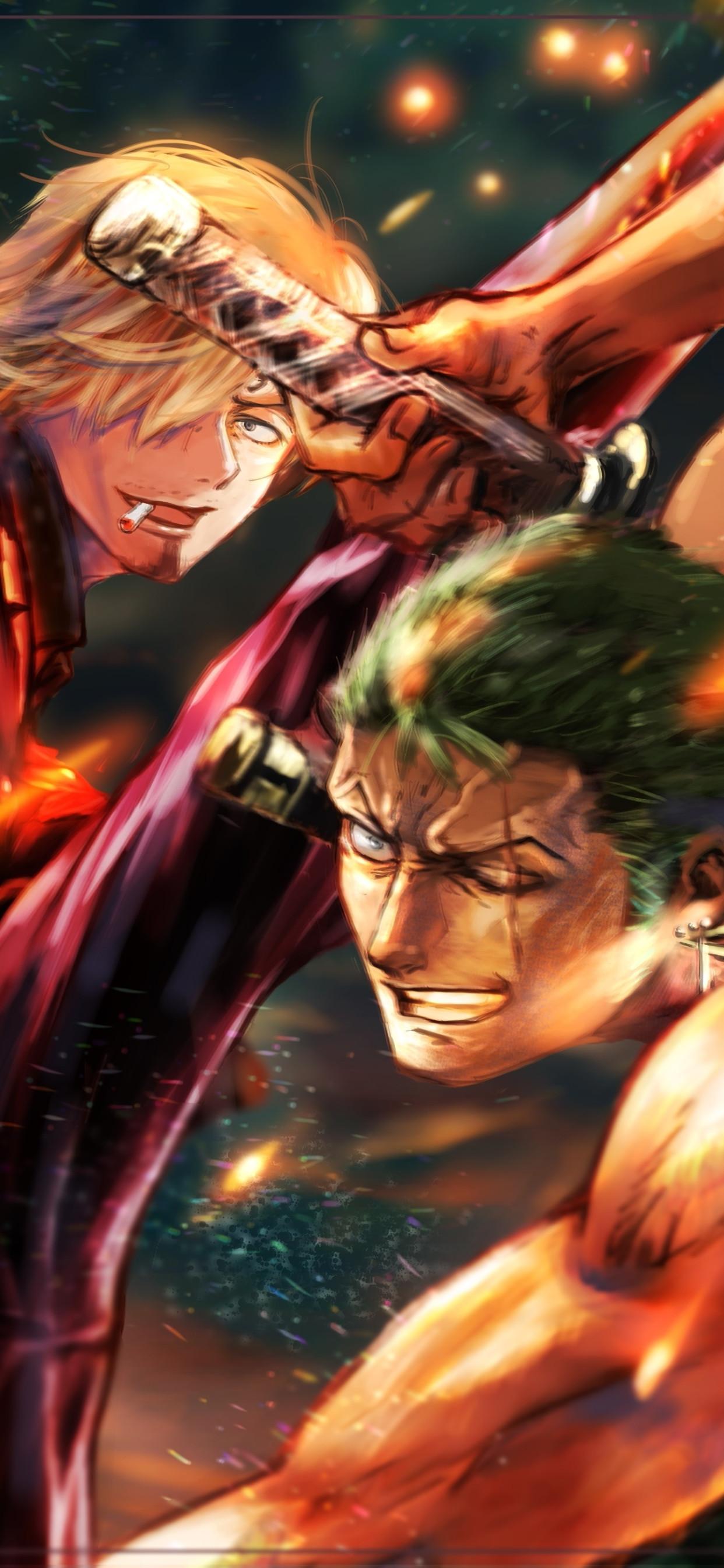 1242x2688 Roronoa Zoro vs Sanji One Piece iPhone XS MAX Wallpaper, HD Anime 4K Wallpaper, Image, Photo and Background