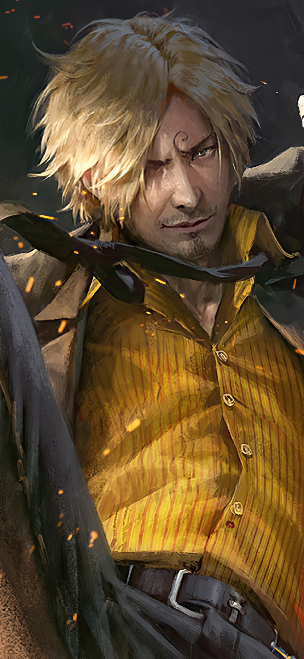 1242x2688 Sanji Art One Piece iPhone XS MAX Wallpaper, HD Anime 4K Wallpaper, Image, Photo and Background